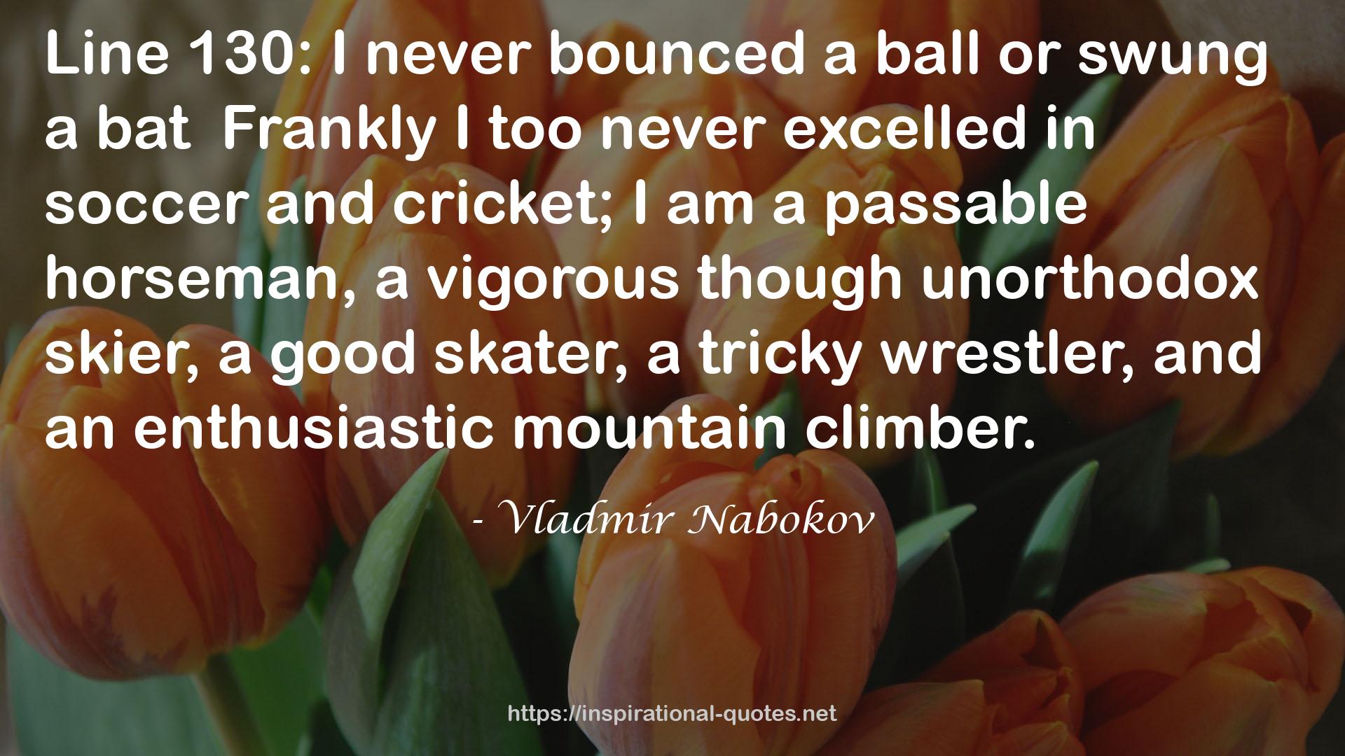 Vladmir Nabokov QUOTES