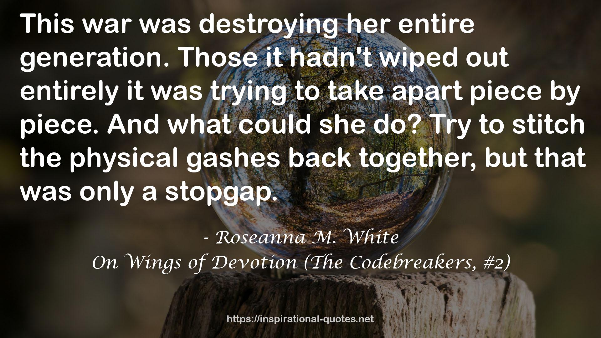 On Wings of Devotion (The Codebreakers, #2) QUOTES