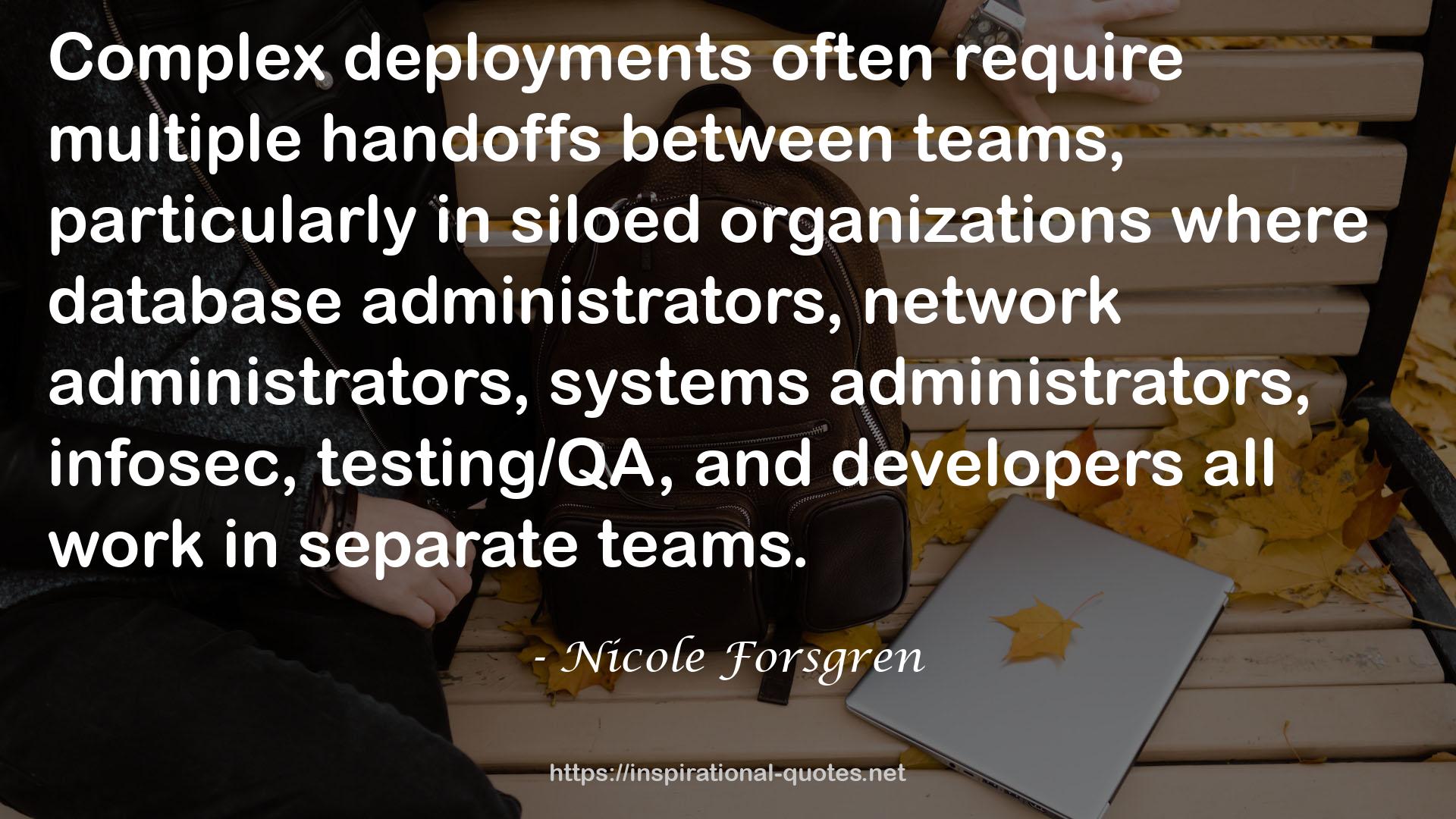 Nicole Forsgren QUOTES