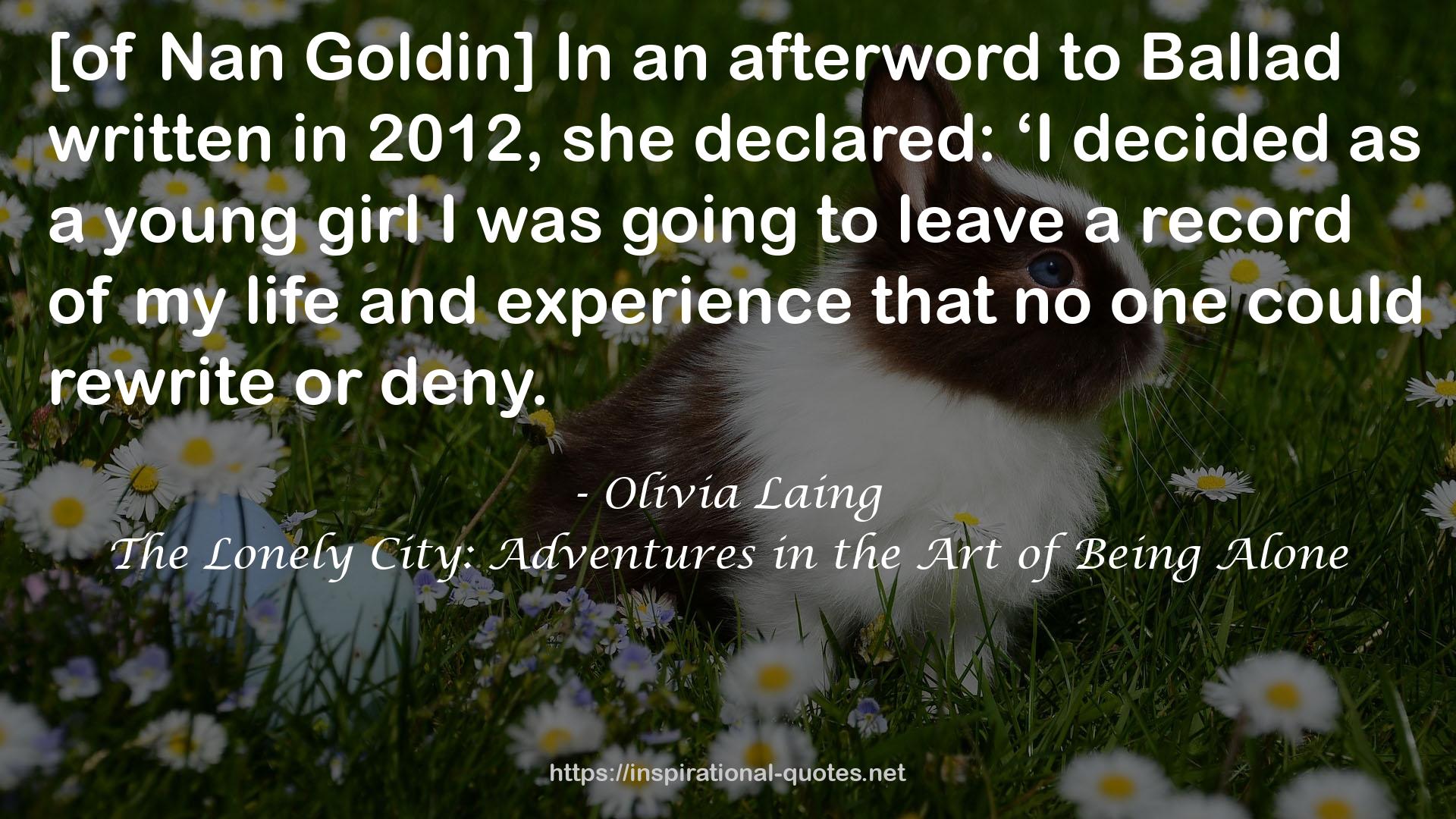 Olivia Laing QUOTES