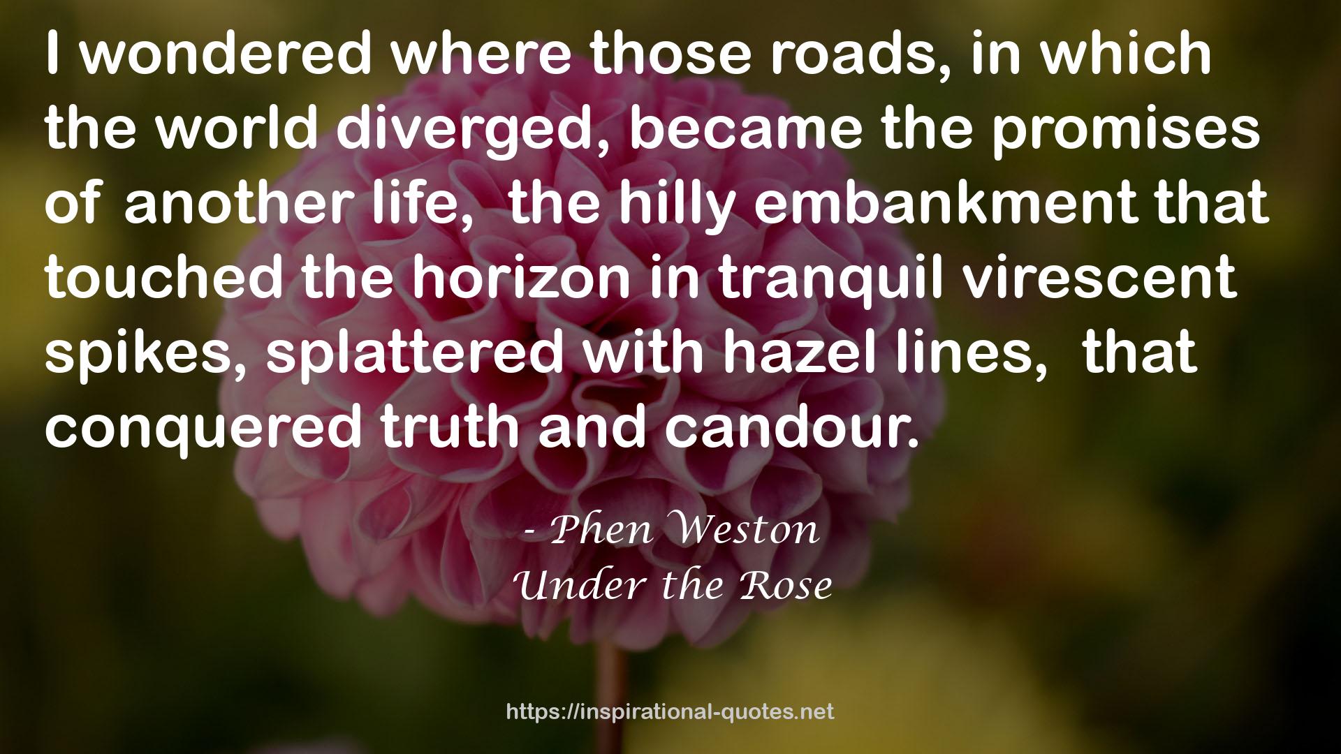 Under the Rose QUOTES