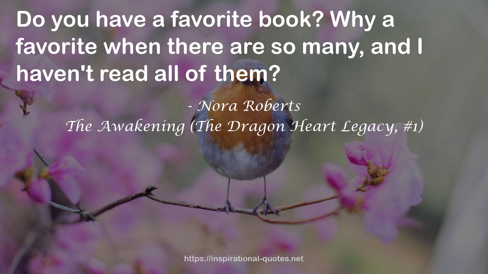 The Awakening (The Dragon Heart Legacy, #1) QUOTES