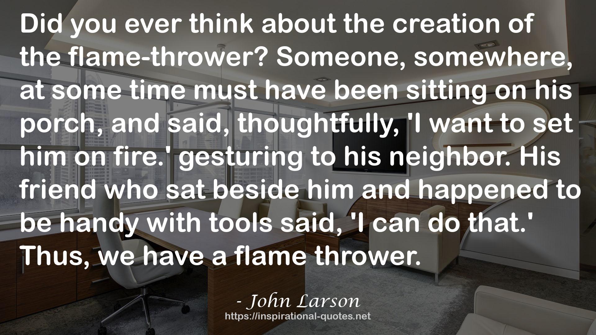 John Larson QUOTES