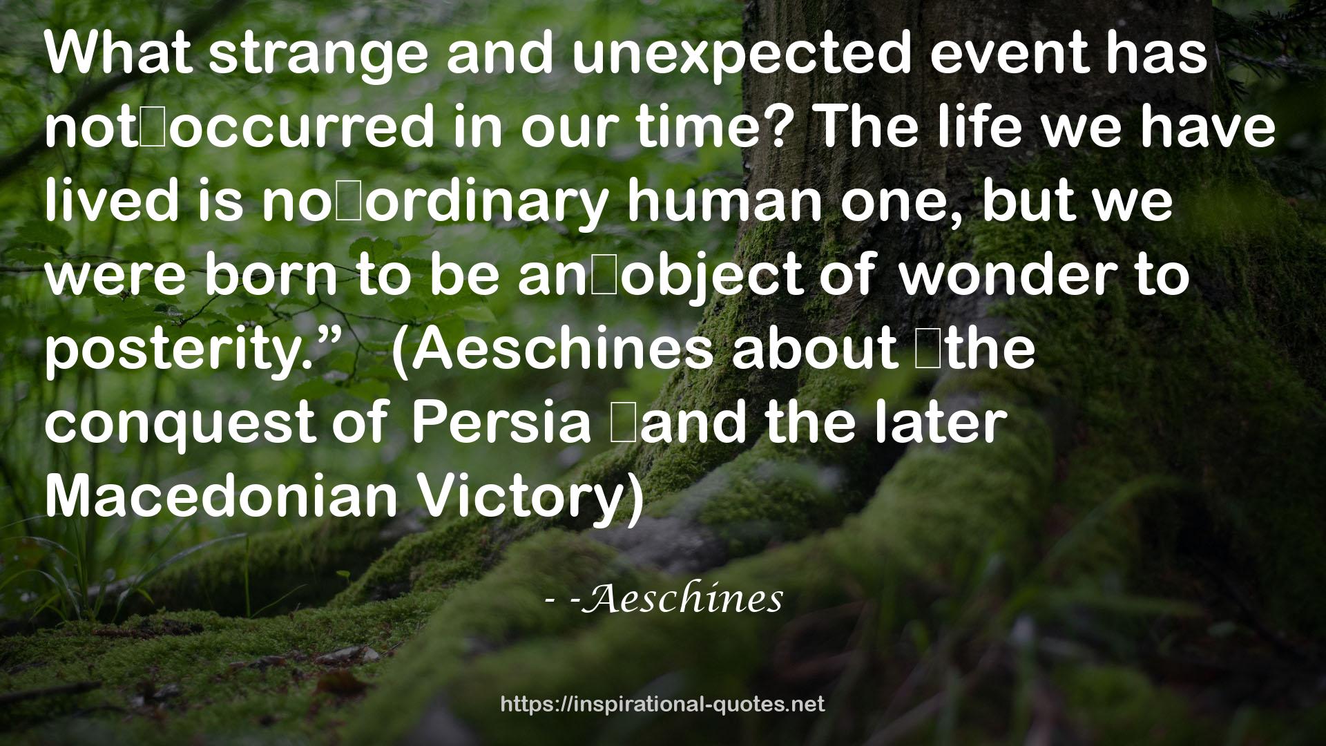 -Aeschines QUOTES