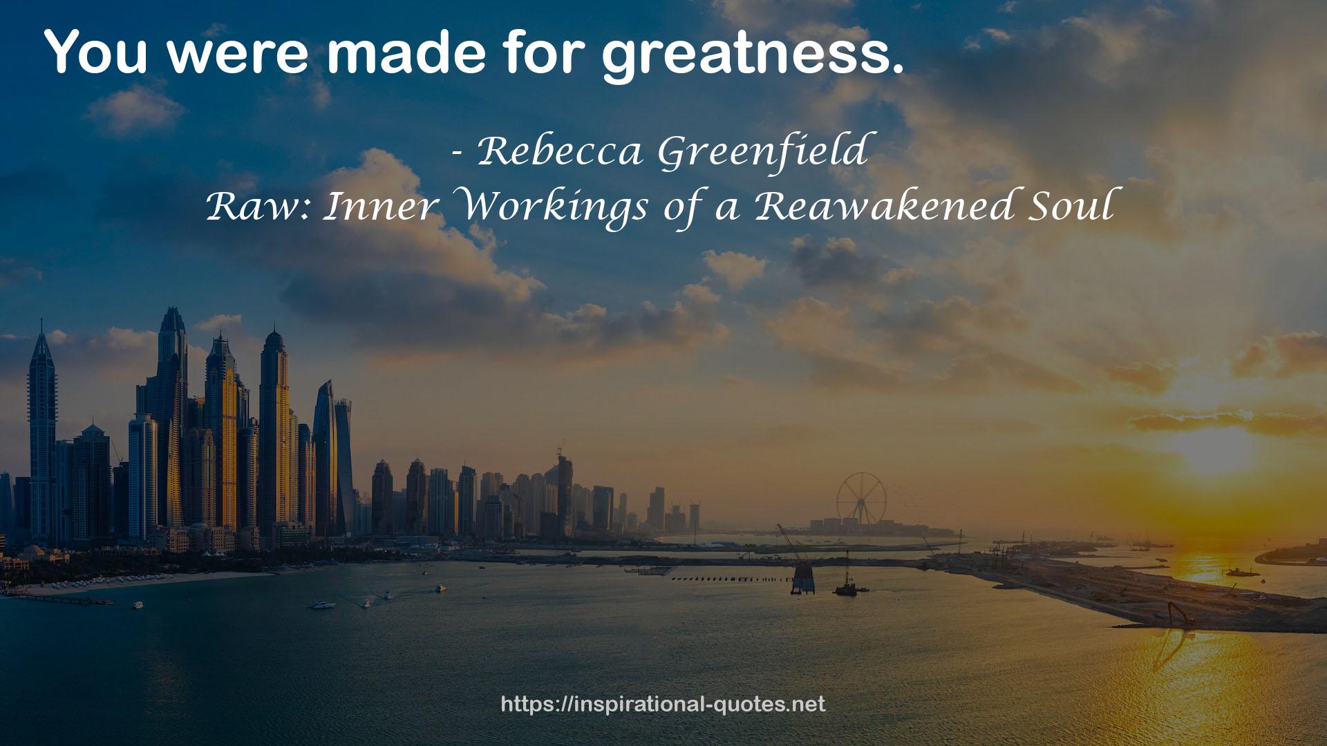 Rebecca Greenfield QUOTES