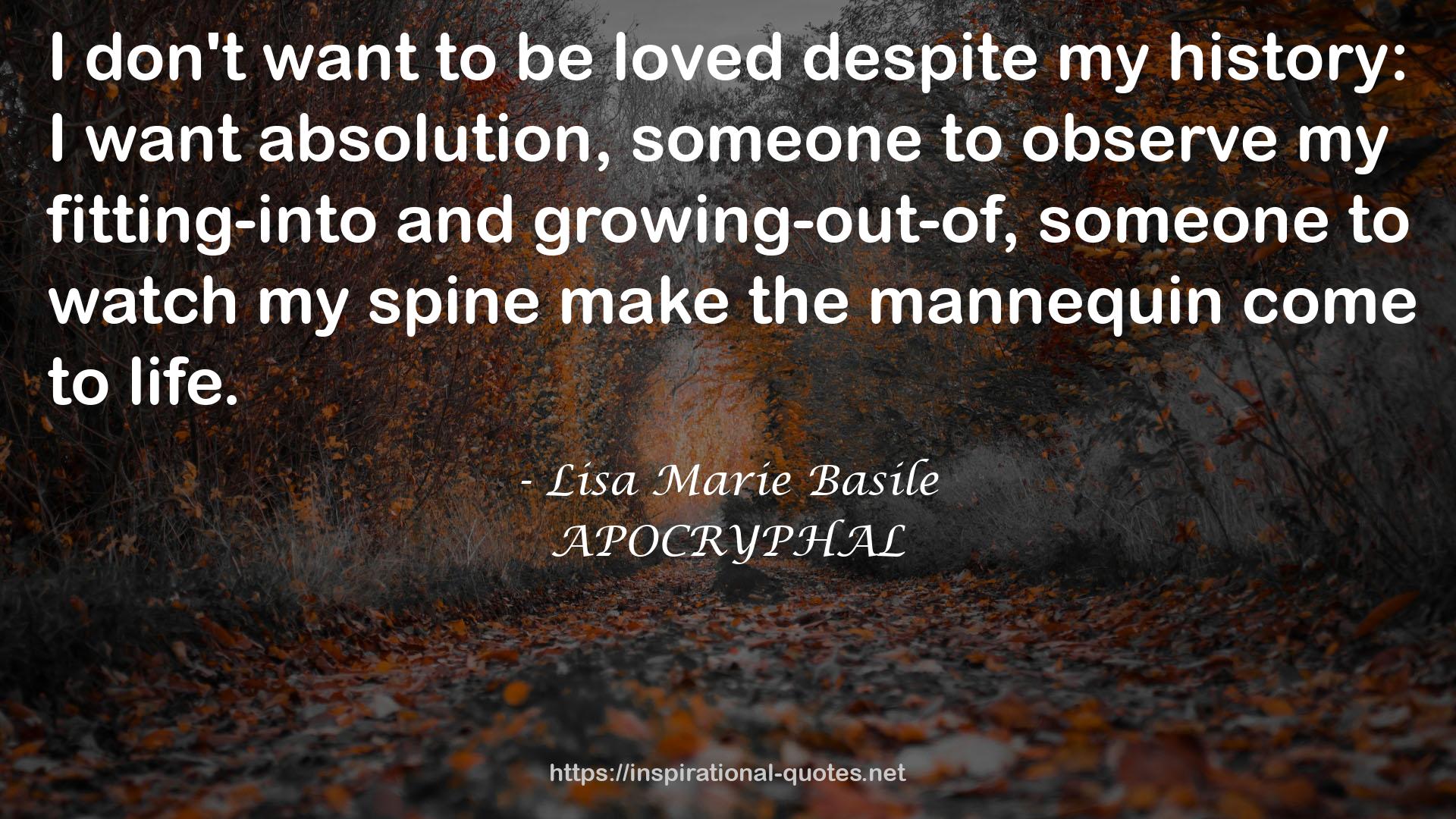 Lisa Marie Basile QUOTES