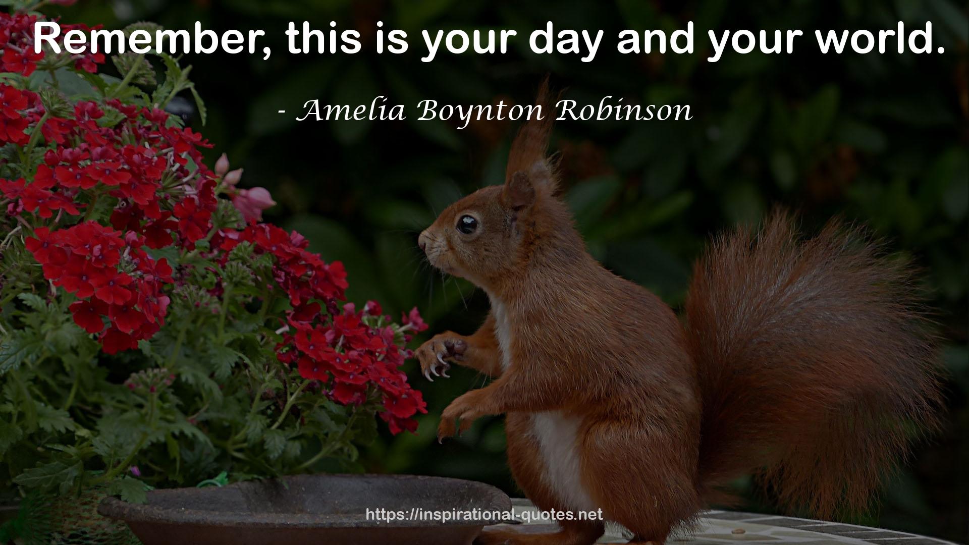 Amelia Boynton Robinson QUOTES