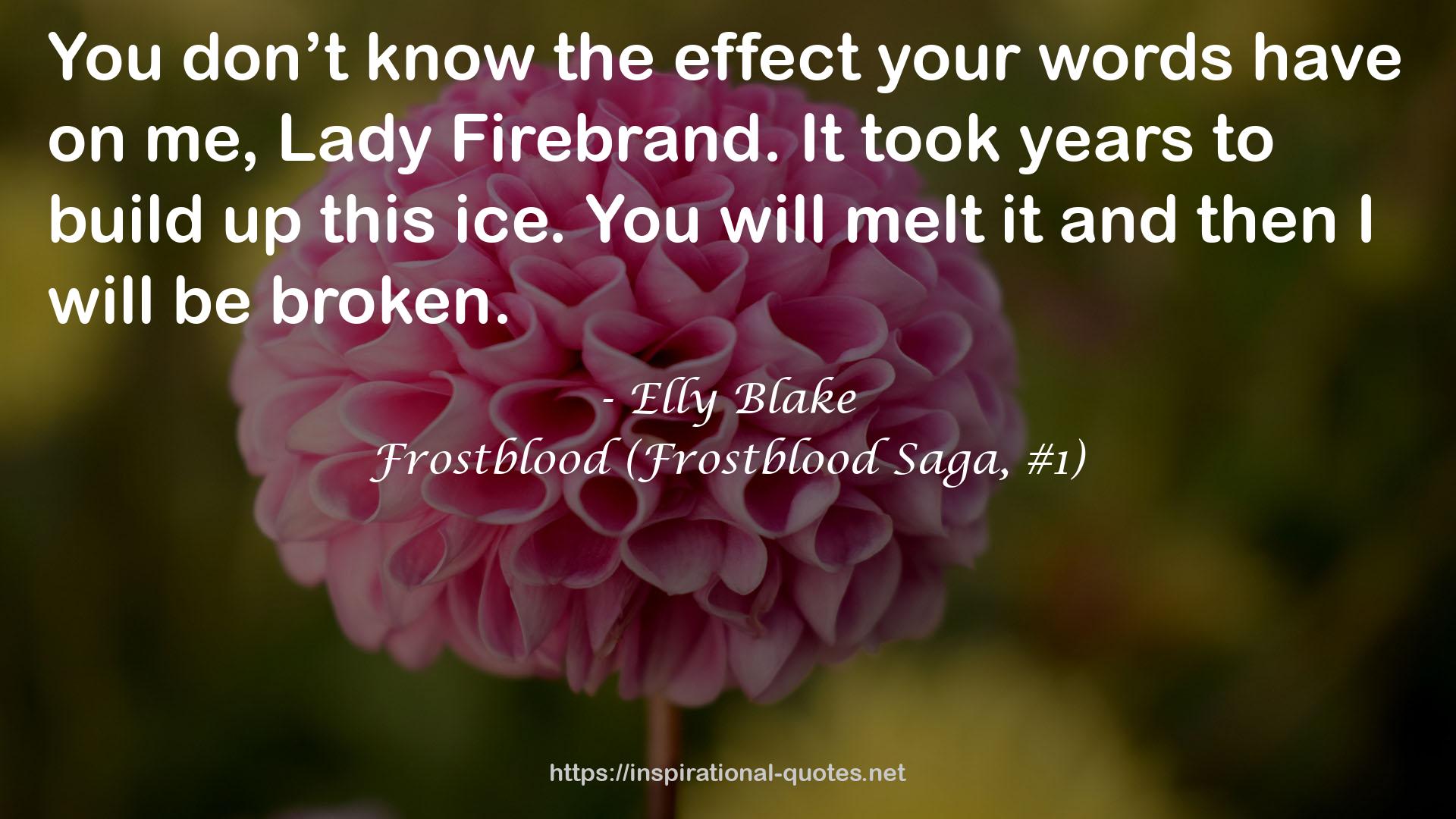 Elly Blake QUOTES