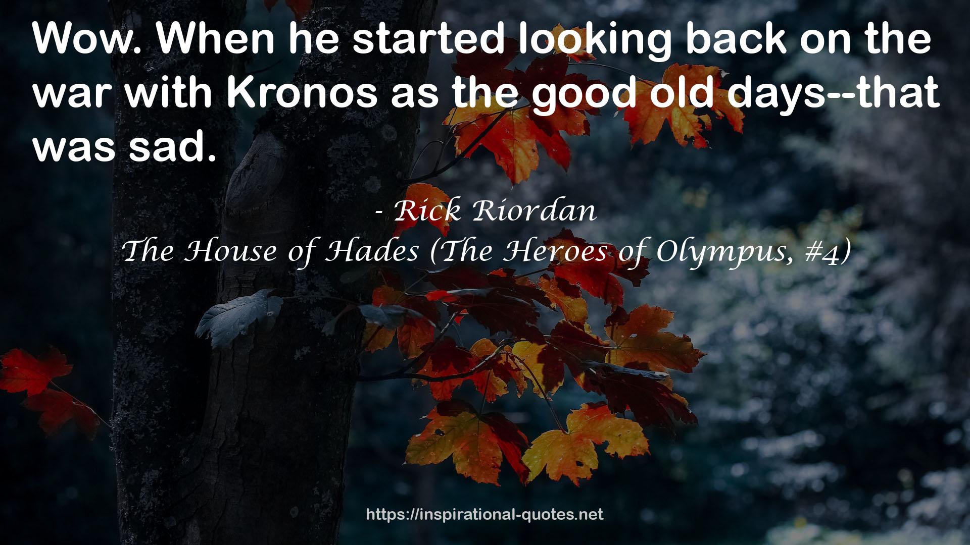 Kronos  QUOTES