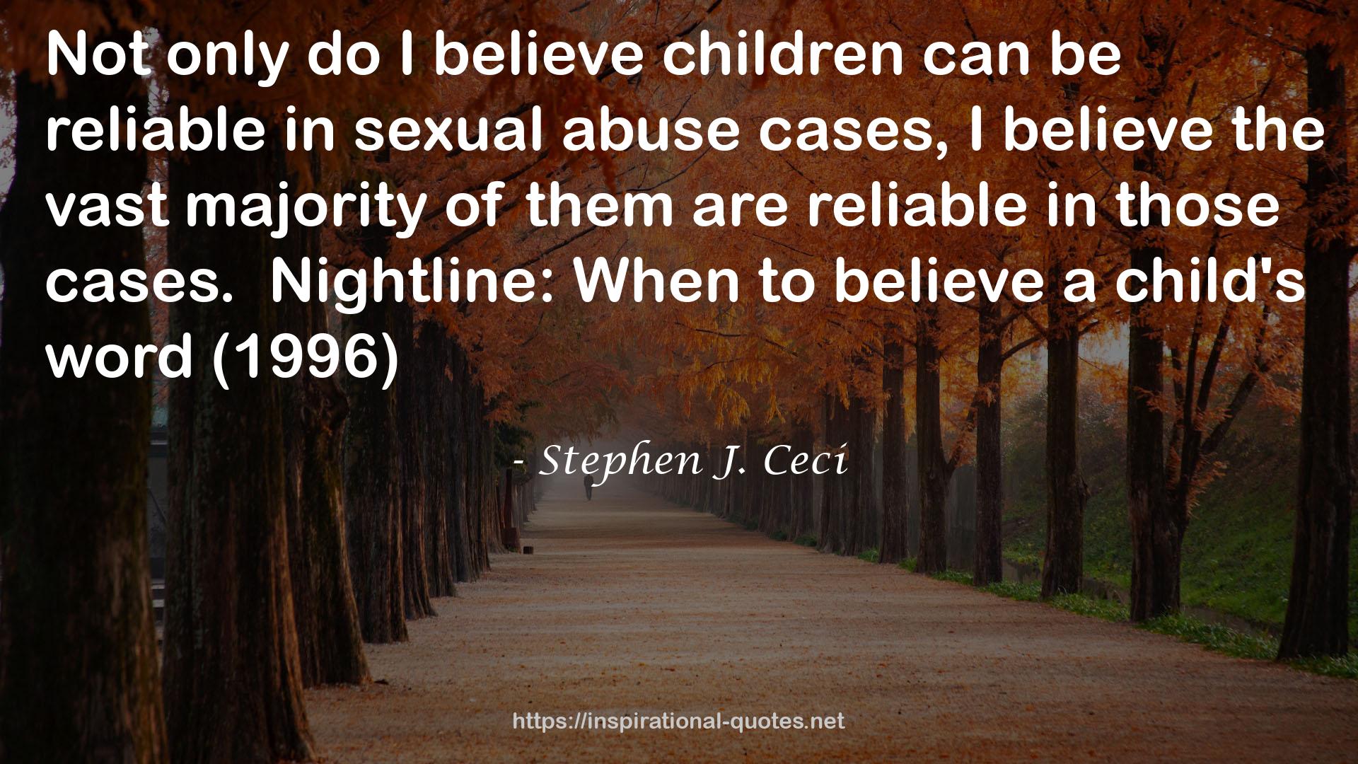 Stephen J. Ceci QUOTES