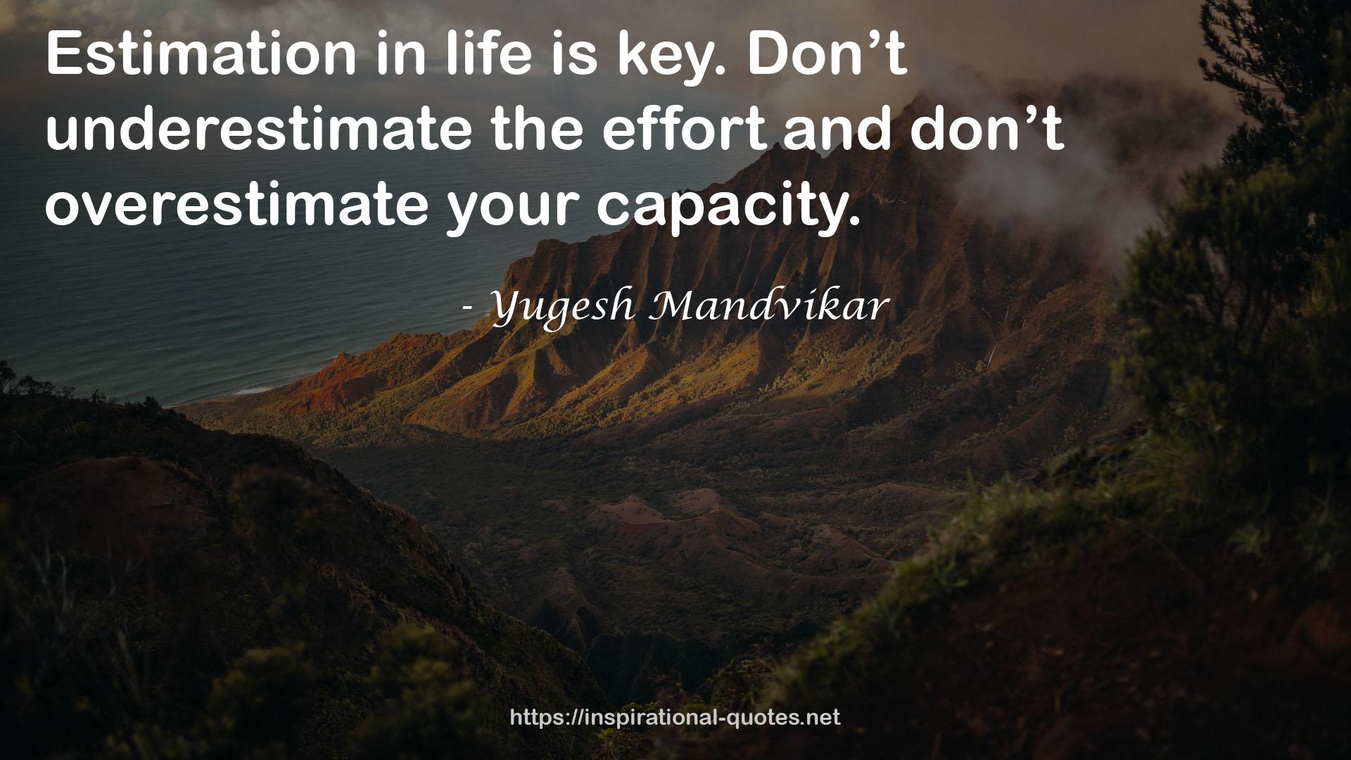 Yugesh Mandvikar QUOTES