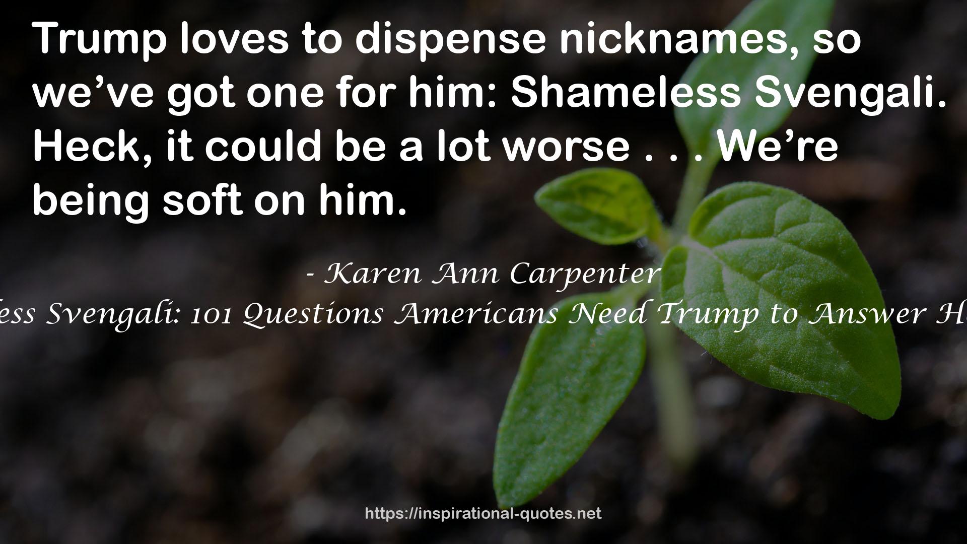 Karen Ann Carpenter QUOTES