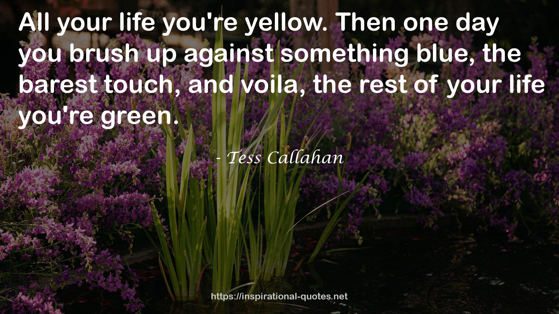 Tess Callahan QUOTES