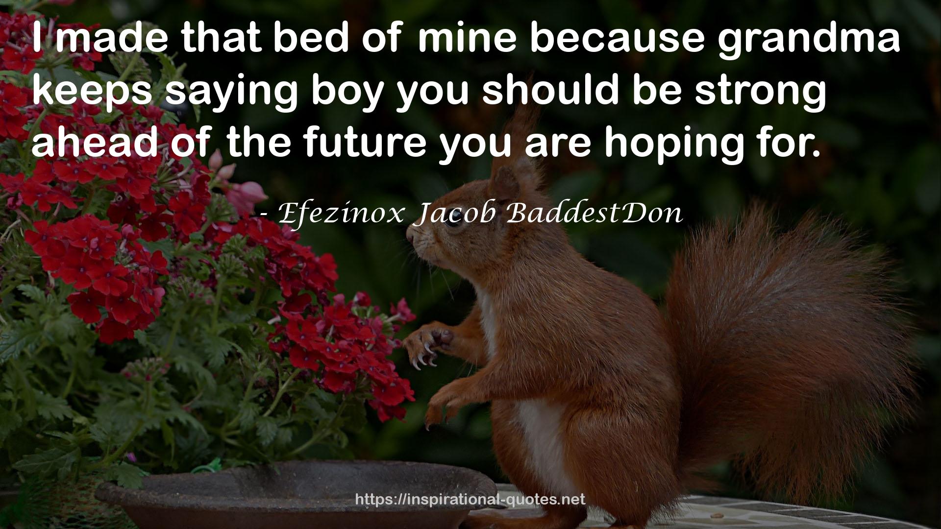 Efezinox Jacob BaddestDon QUOTES