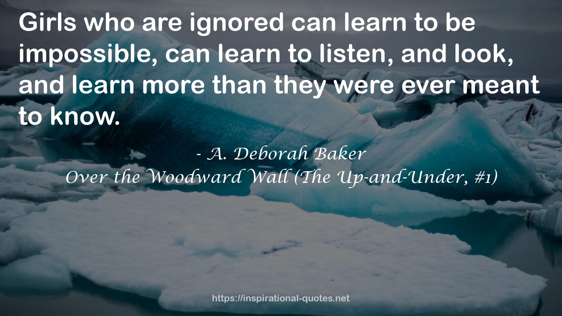 A. Deborah Baker QUOTES