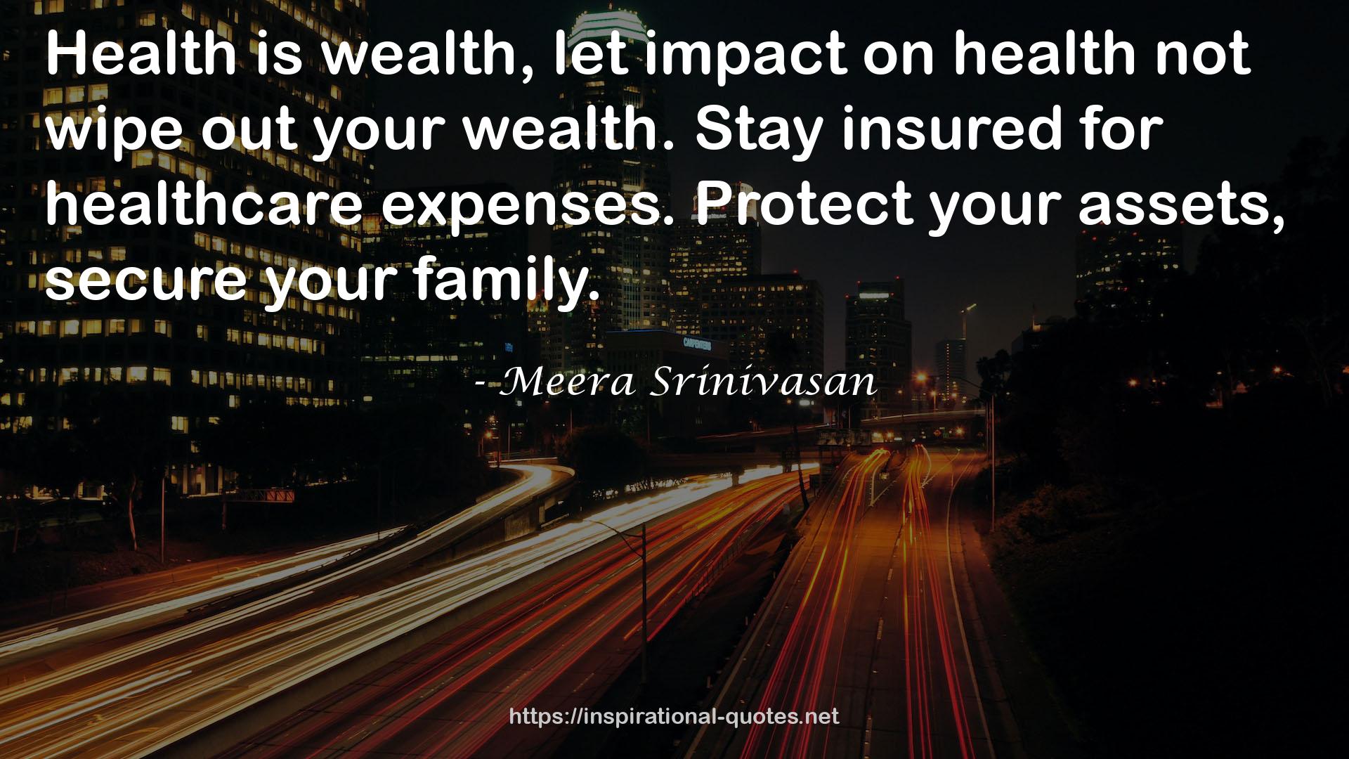 Meera Srinivasan QUOTES