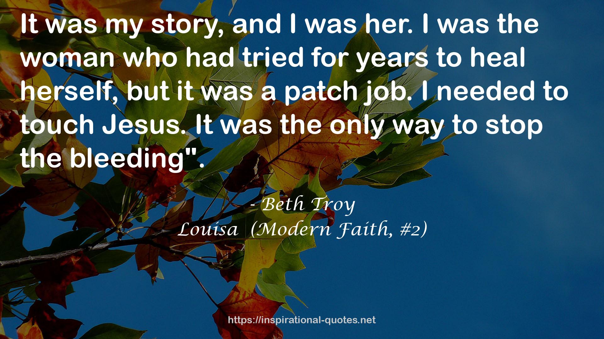 Beth Troy QUOTES