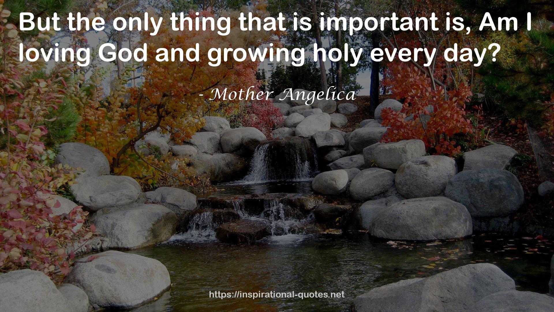 Mother Angelica QUOTES