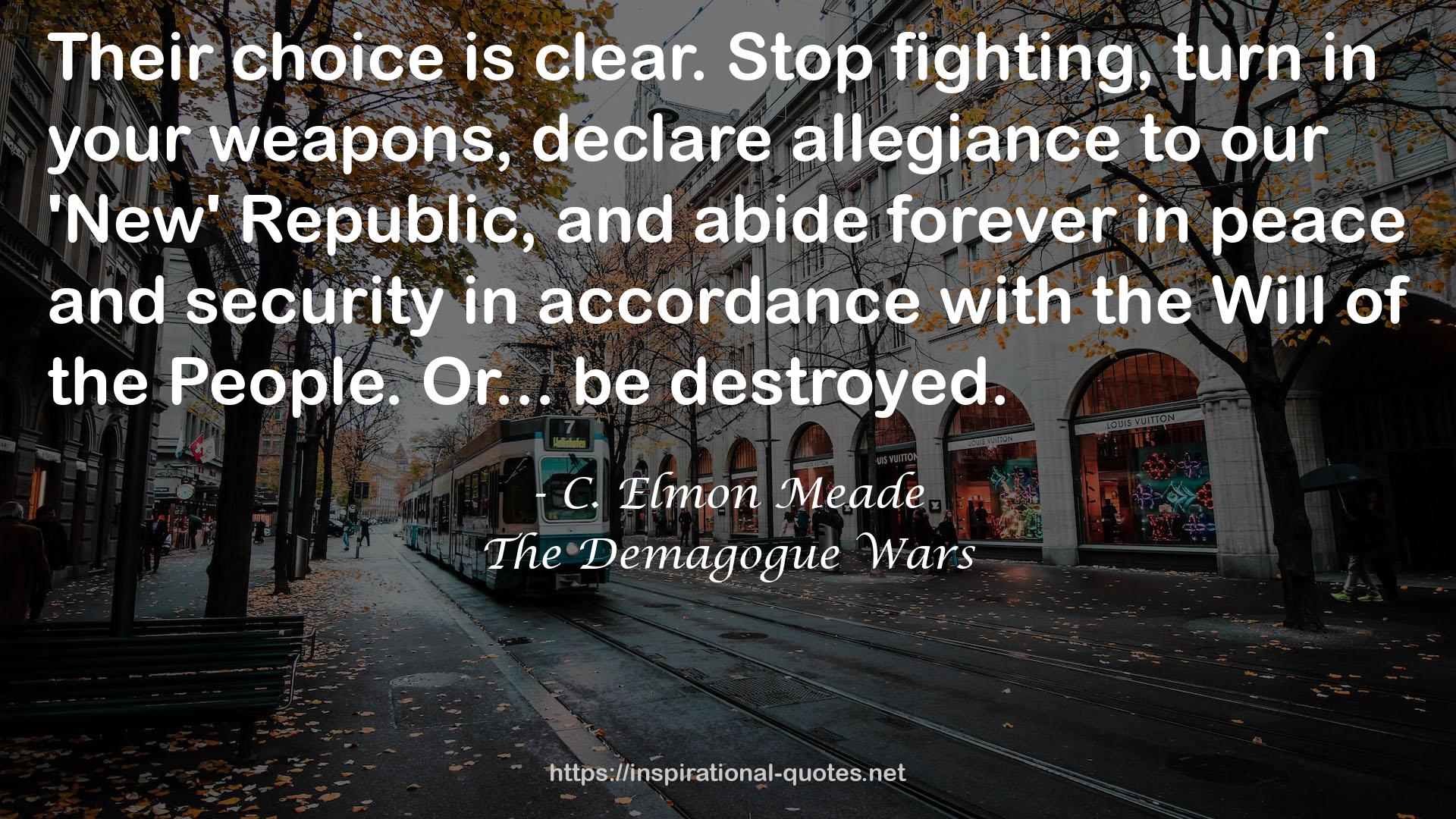 C. Elmon Meade QUOTES