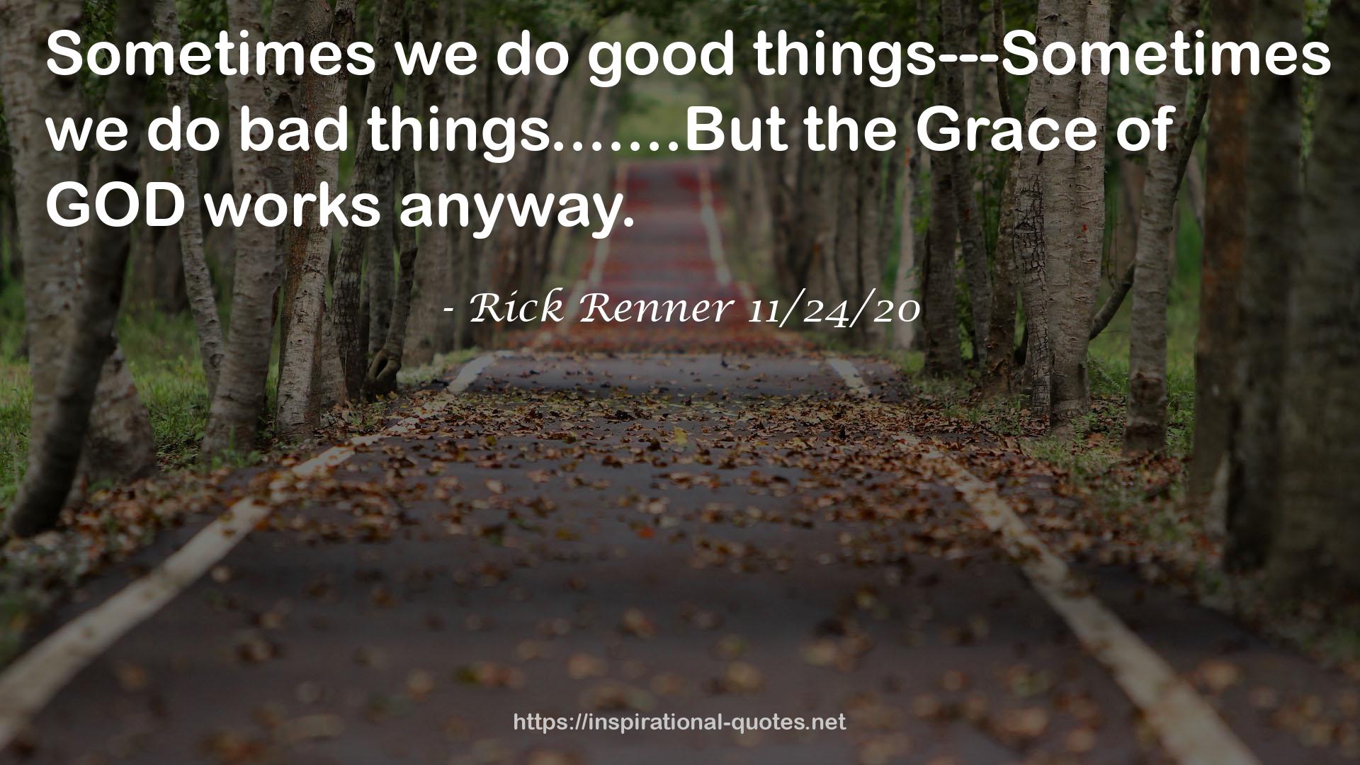 Rick Renner 11/24/20 QUOTES