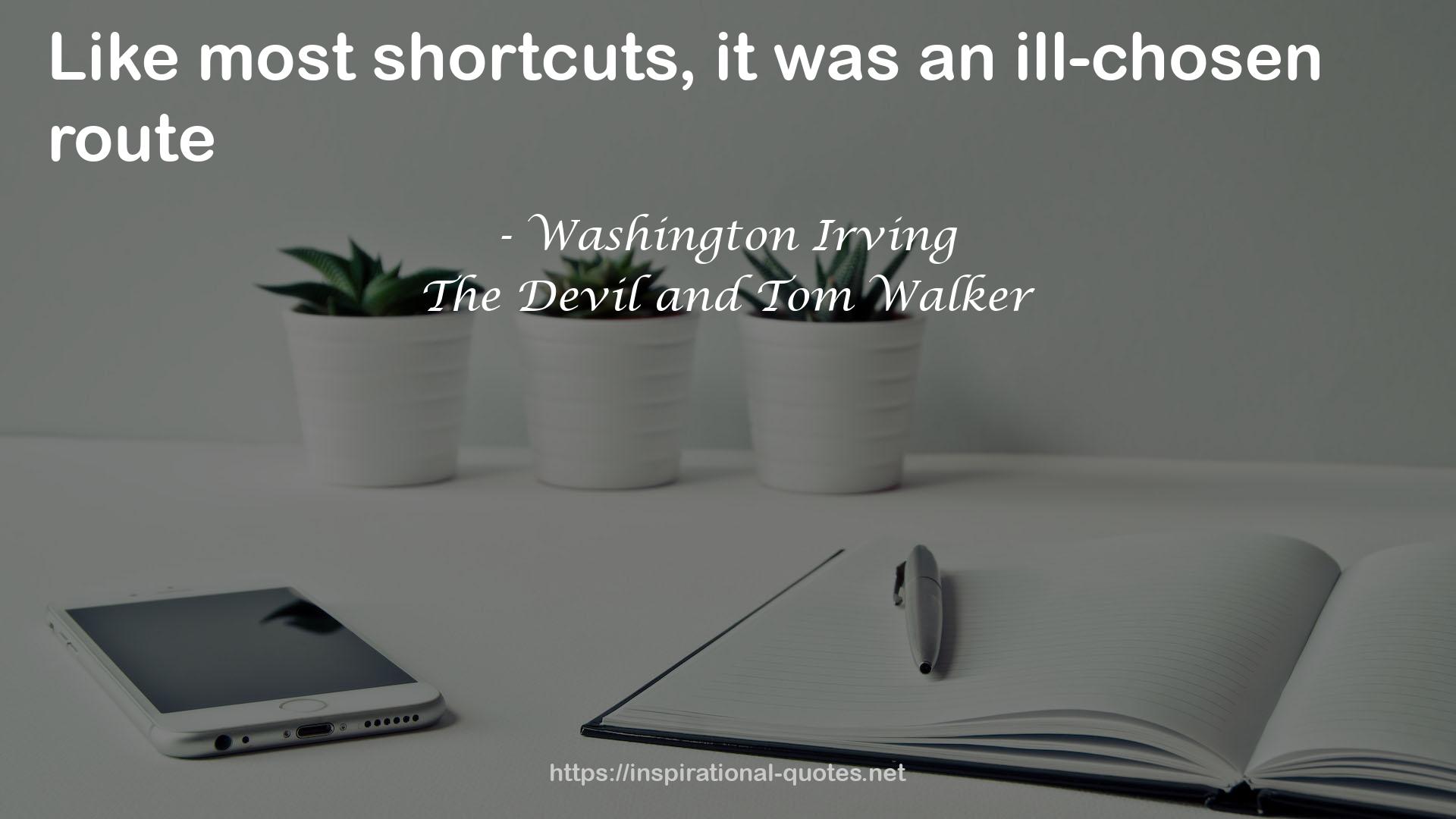 The Devil and Tom Walker QUOTES