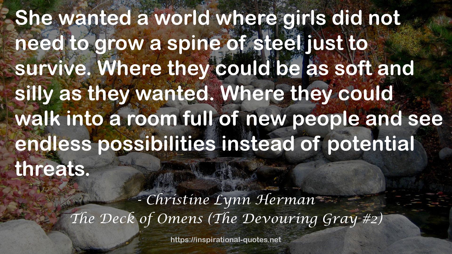 Christine Lynn Herman QUOTES