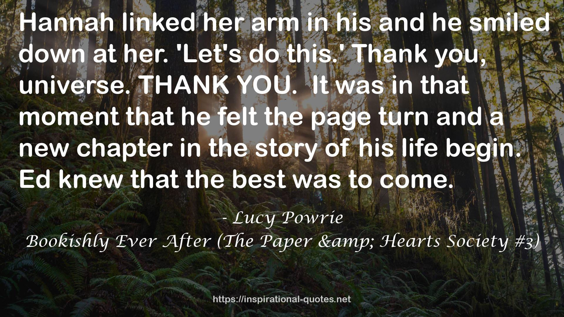 Bookishly Ever After (The Paper & Hearts Society #3) QUOTES