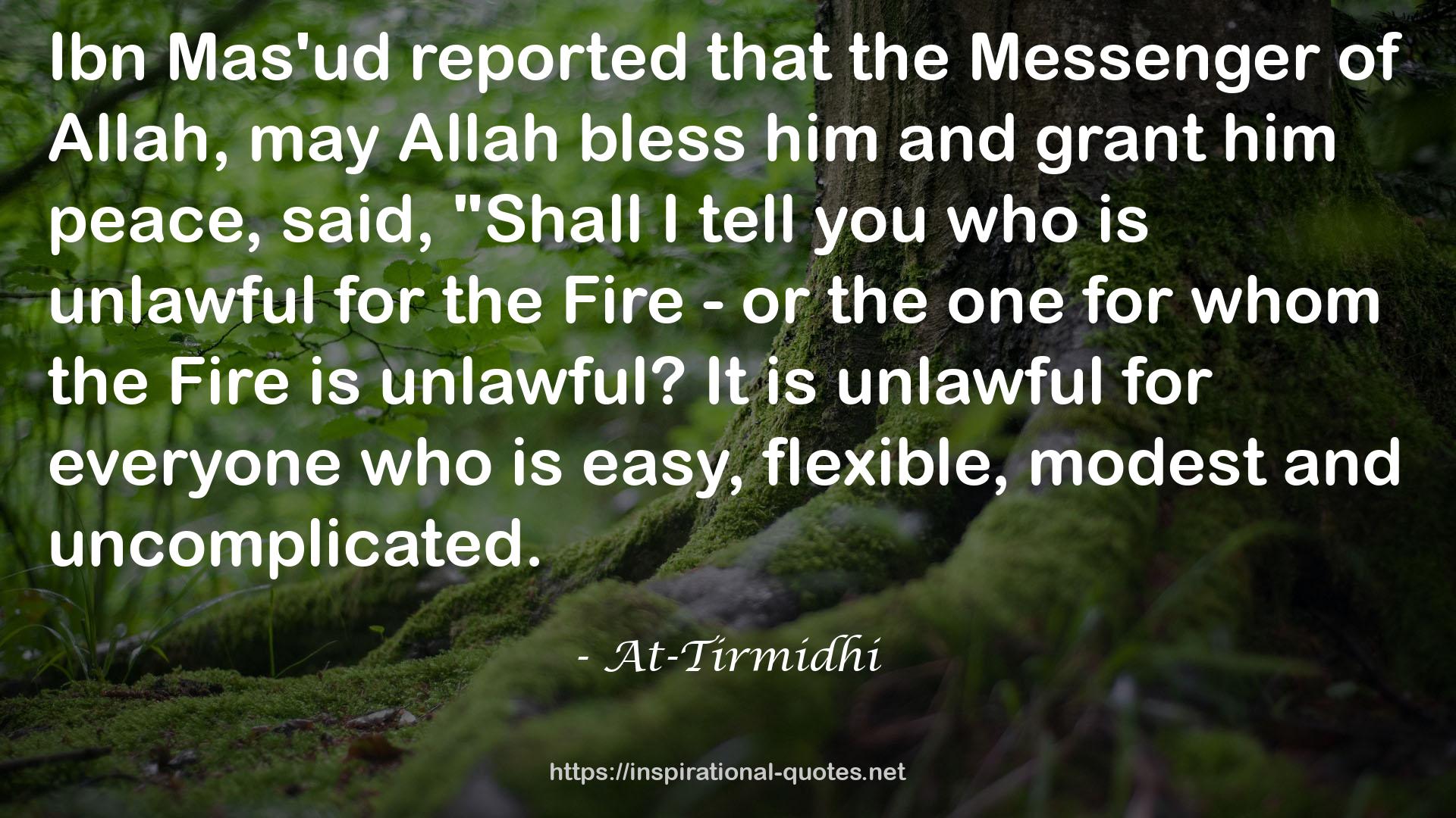 At-Tirmidhi QUOTES