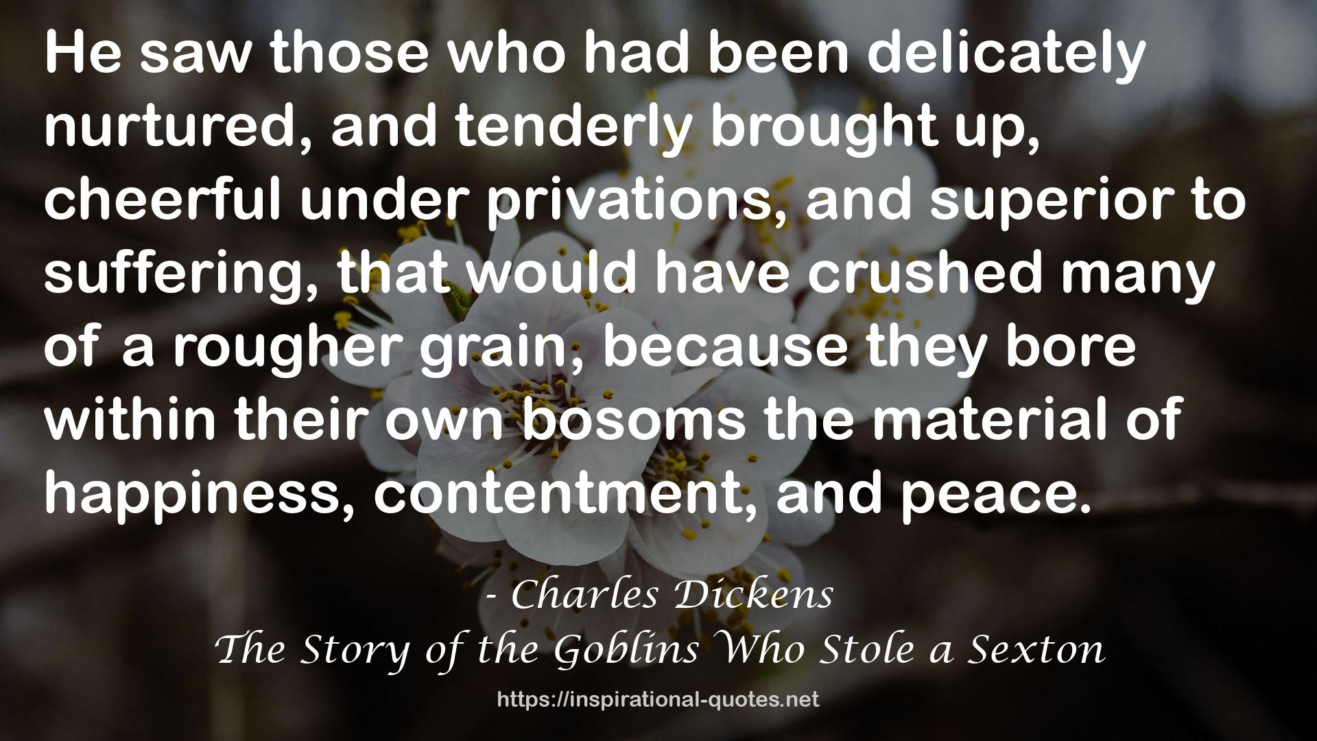 The Story of the Goblins Who Stole a Sexton QUOTES
