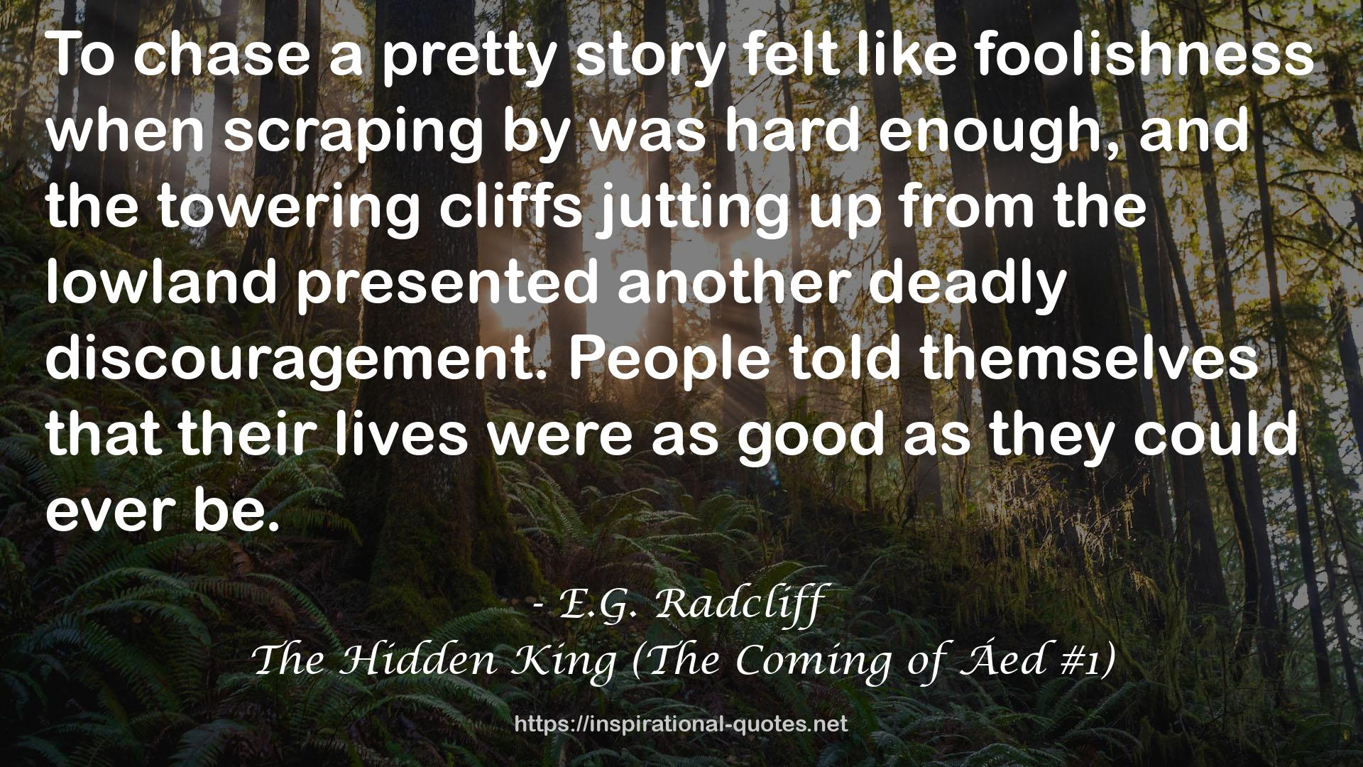 The Hidden King (The Coming of Áed #1) QUOTES