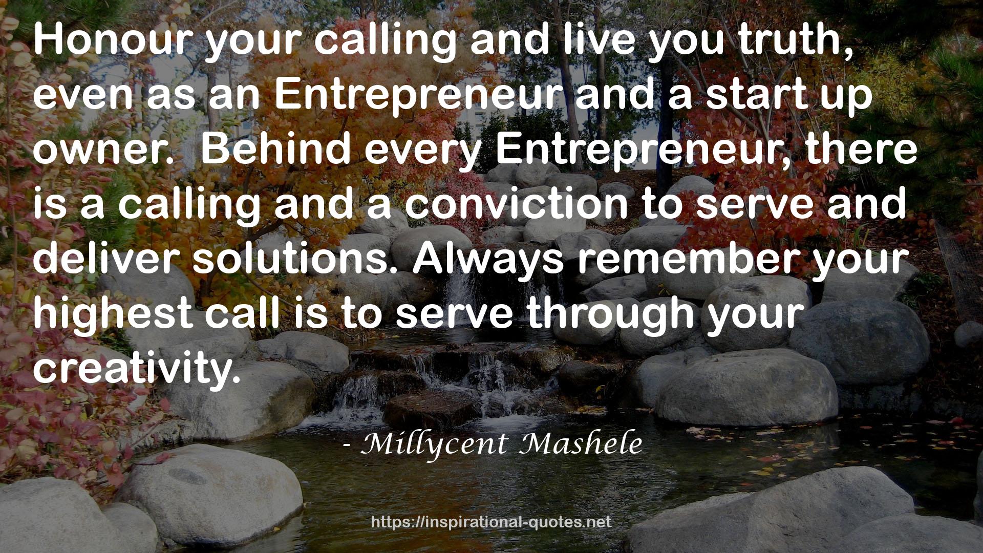 Millycent Mashele QUOTES