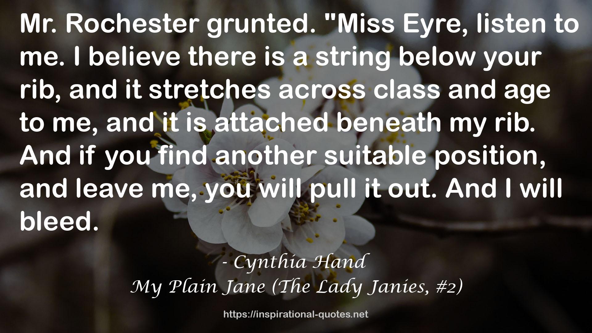 My Plain Jane (The Lady Janies, #2) QUOTES