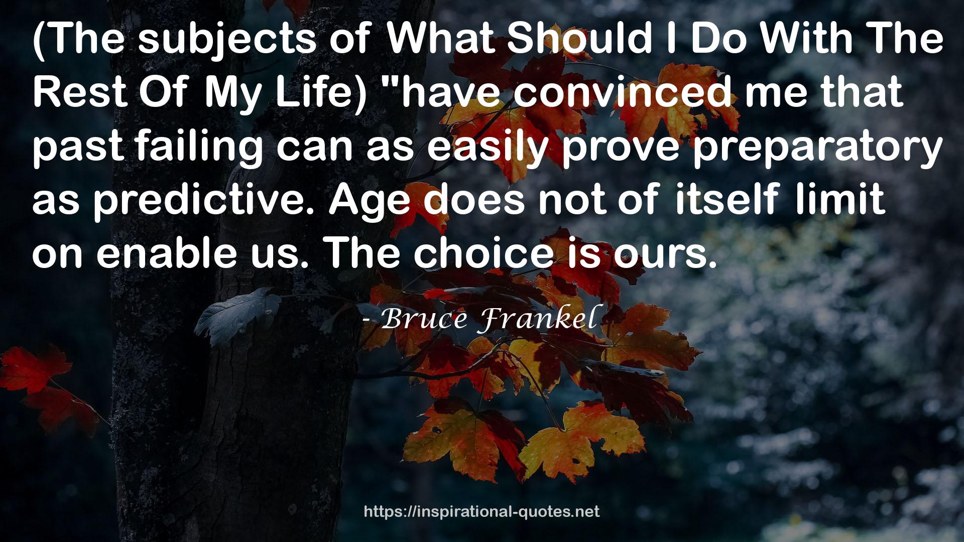 Bruce Frankel QUOTES