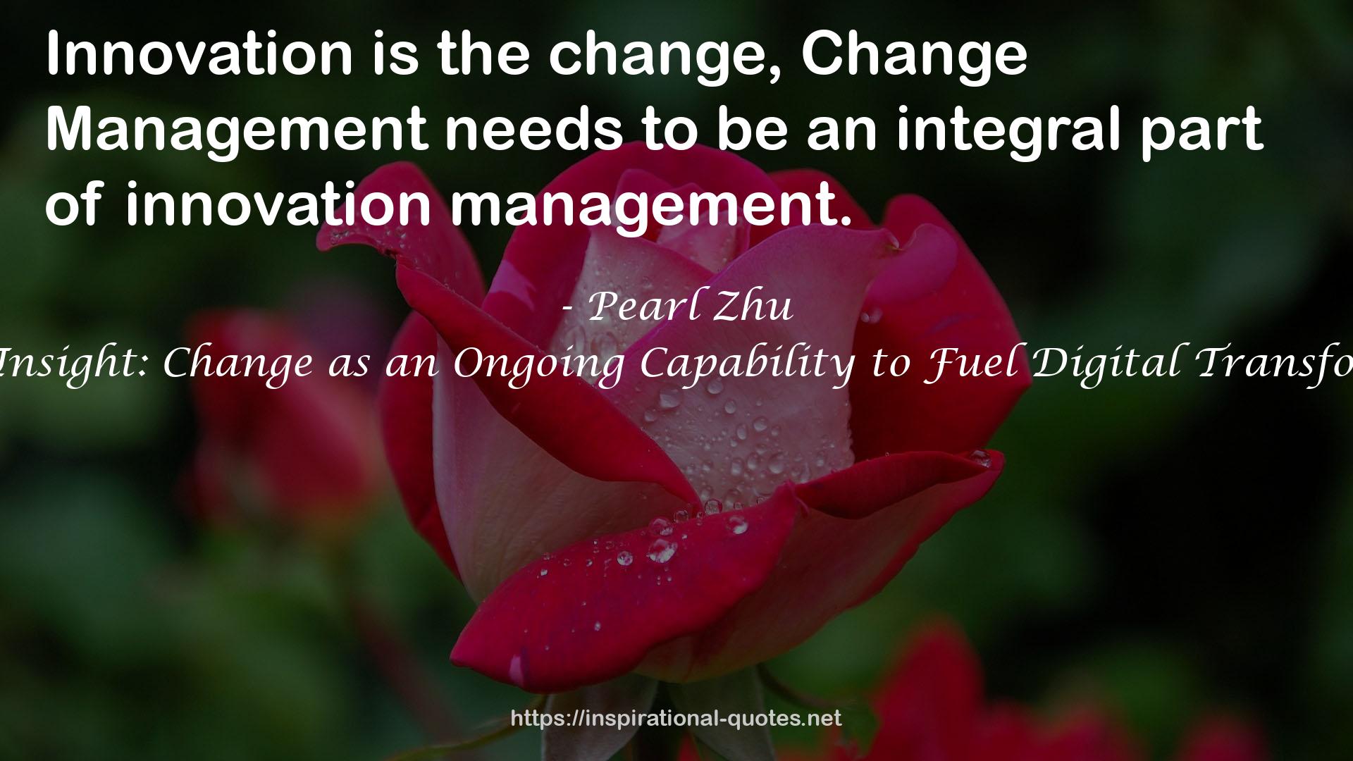 Change Management  QUOTES