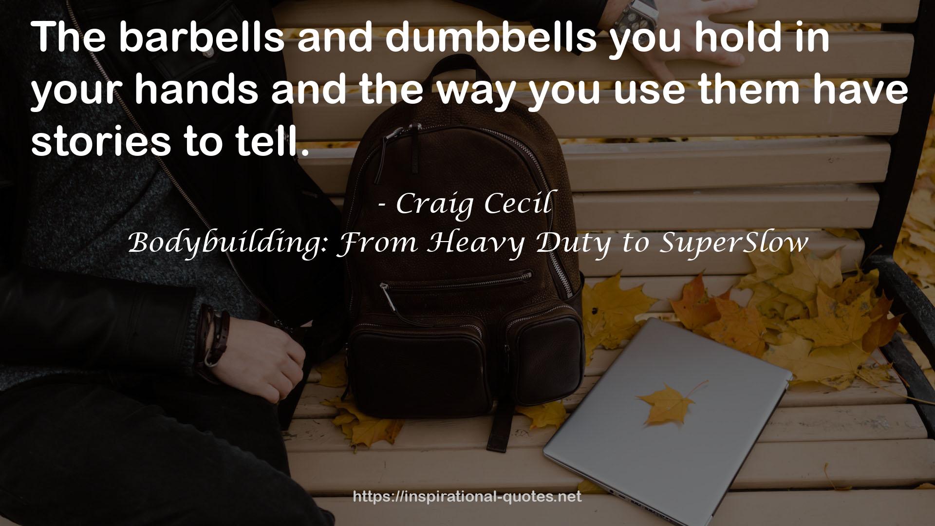 Craig Cecil QUOTES