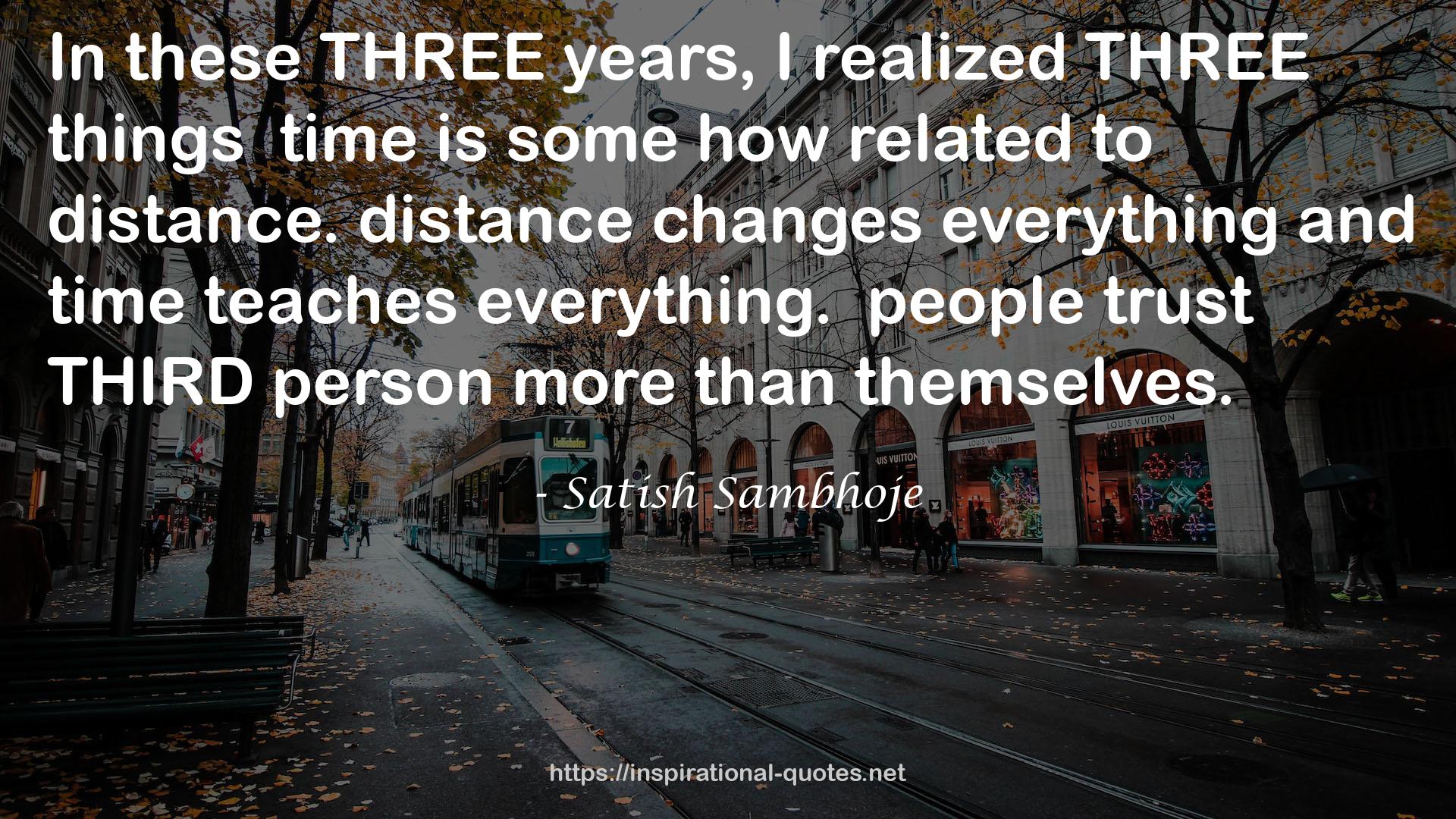 Satish Sambhoje QUOTES