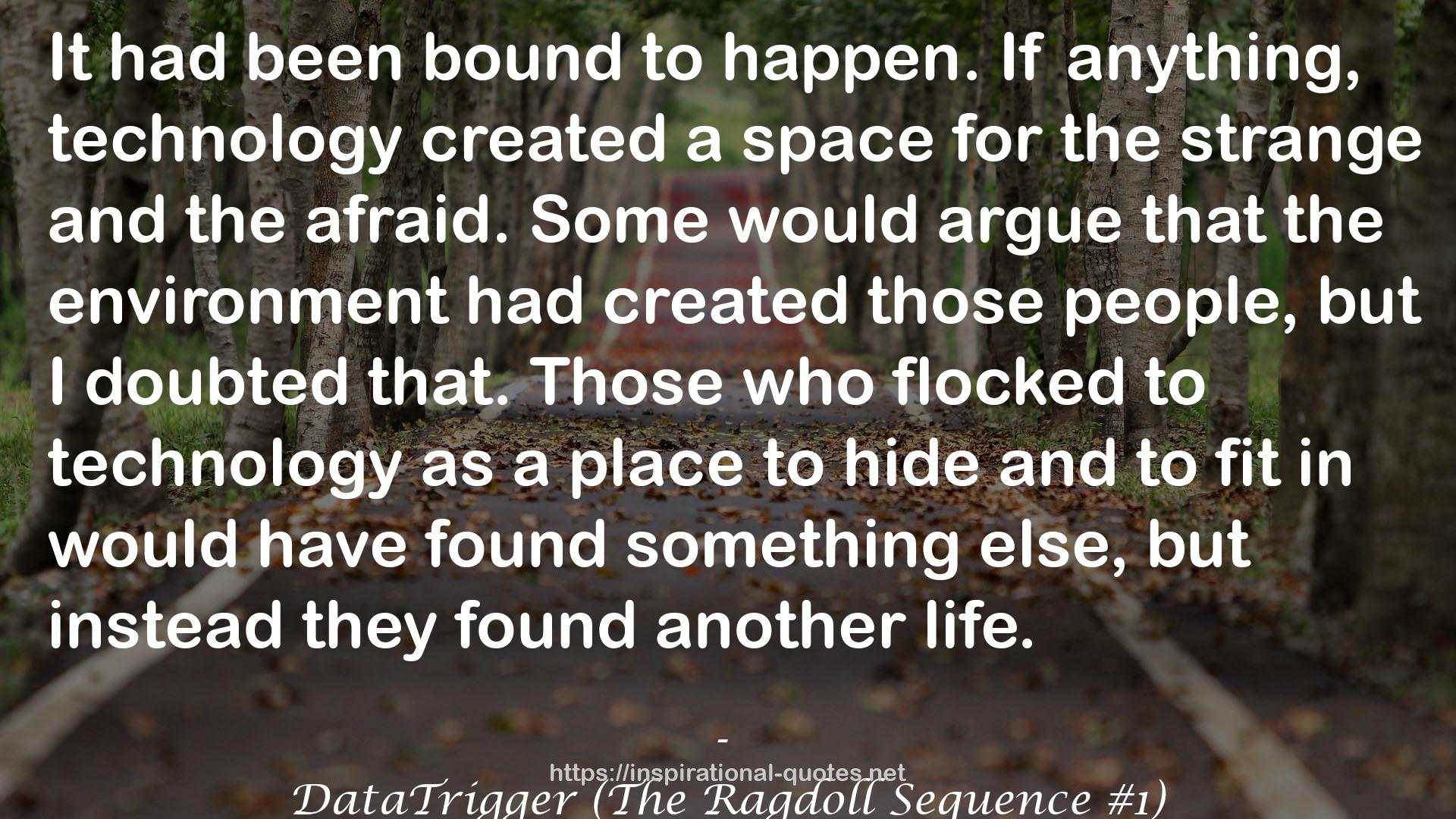 DataTrigger (The Ragdoll Sequence #1) QUOTES