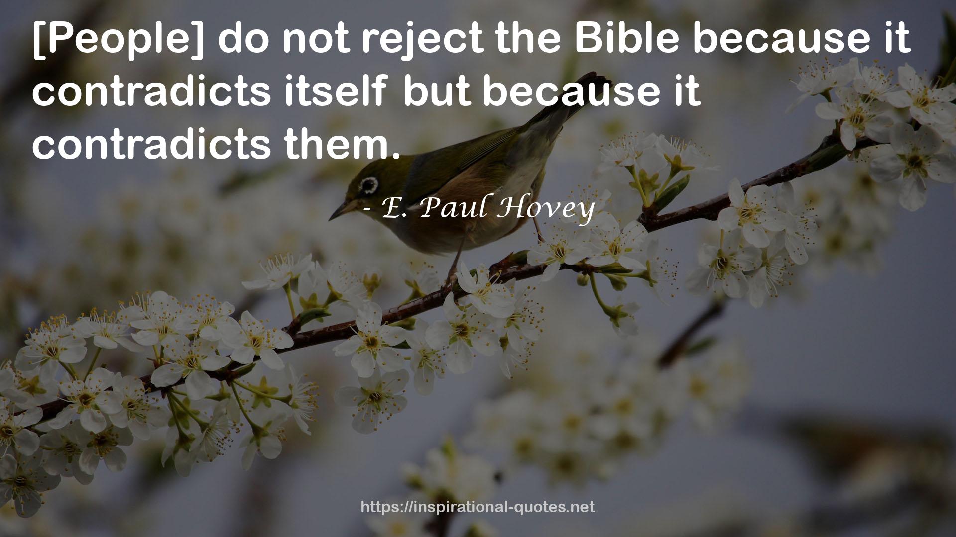 E. Paul Hovey QUOTES