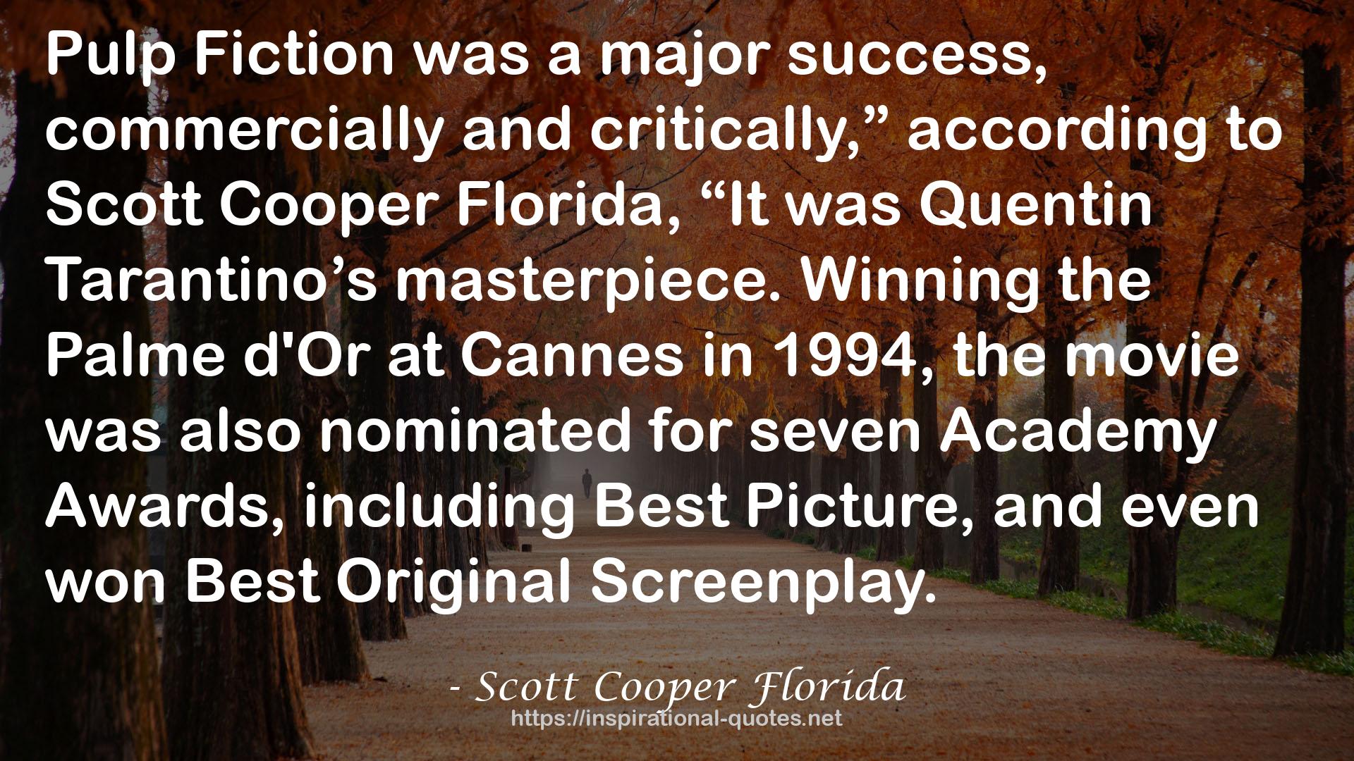 Scott Cooper Florida QUOTES