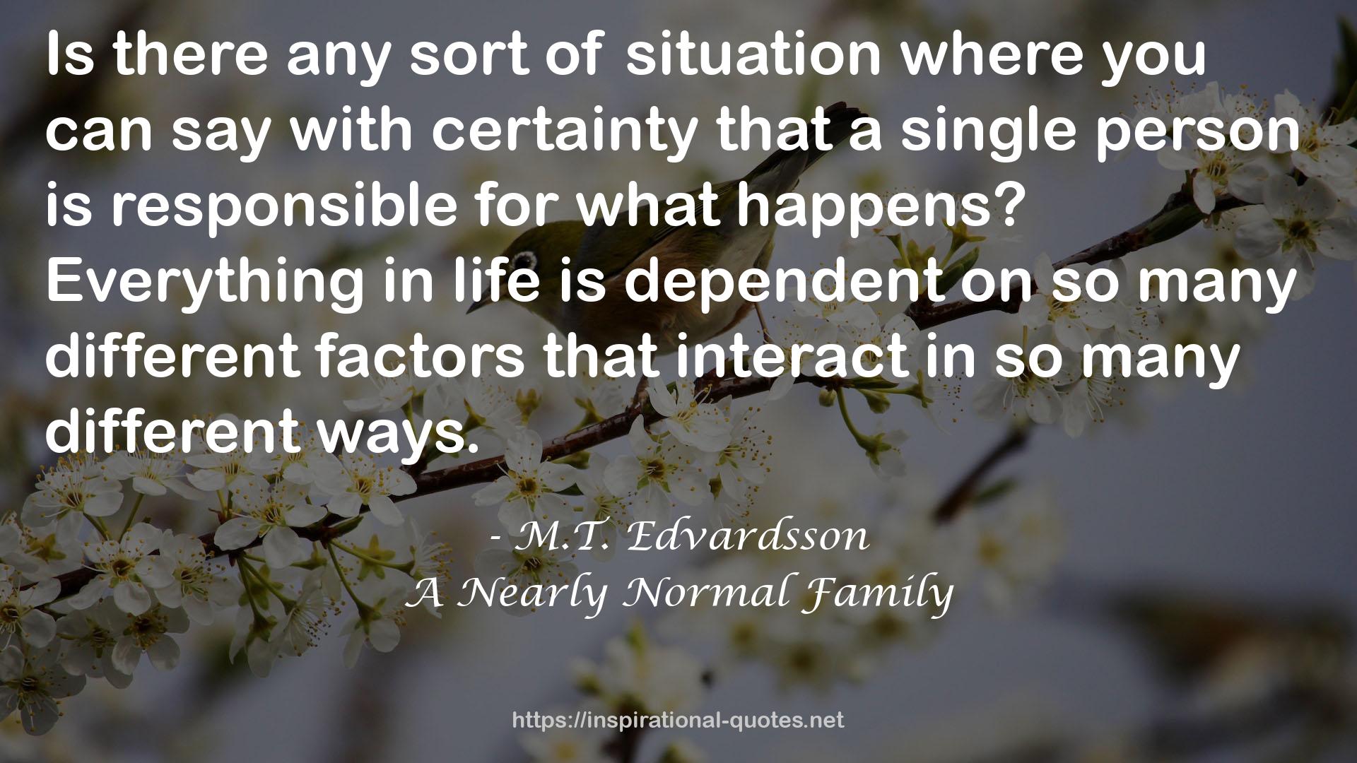 M.T. Edvardsson QUOTES