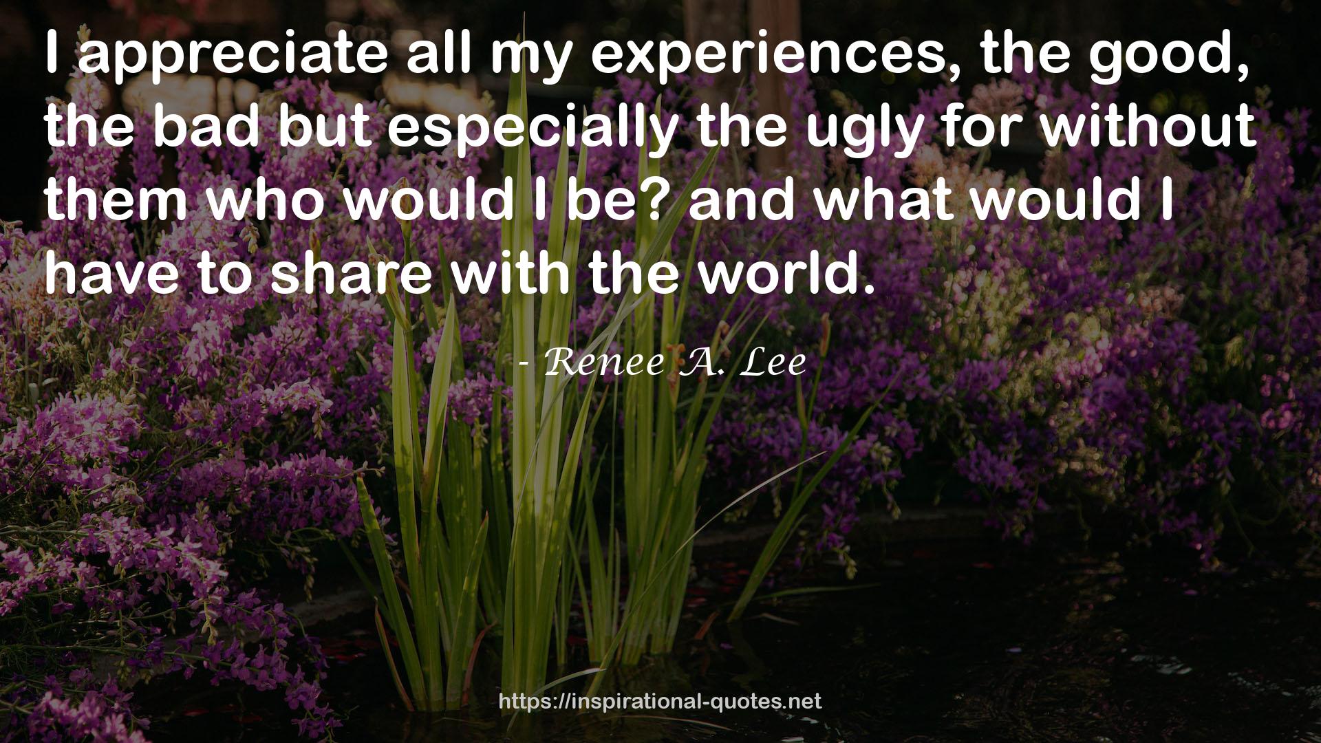 Renee A. Lee QUOTES