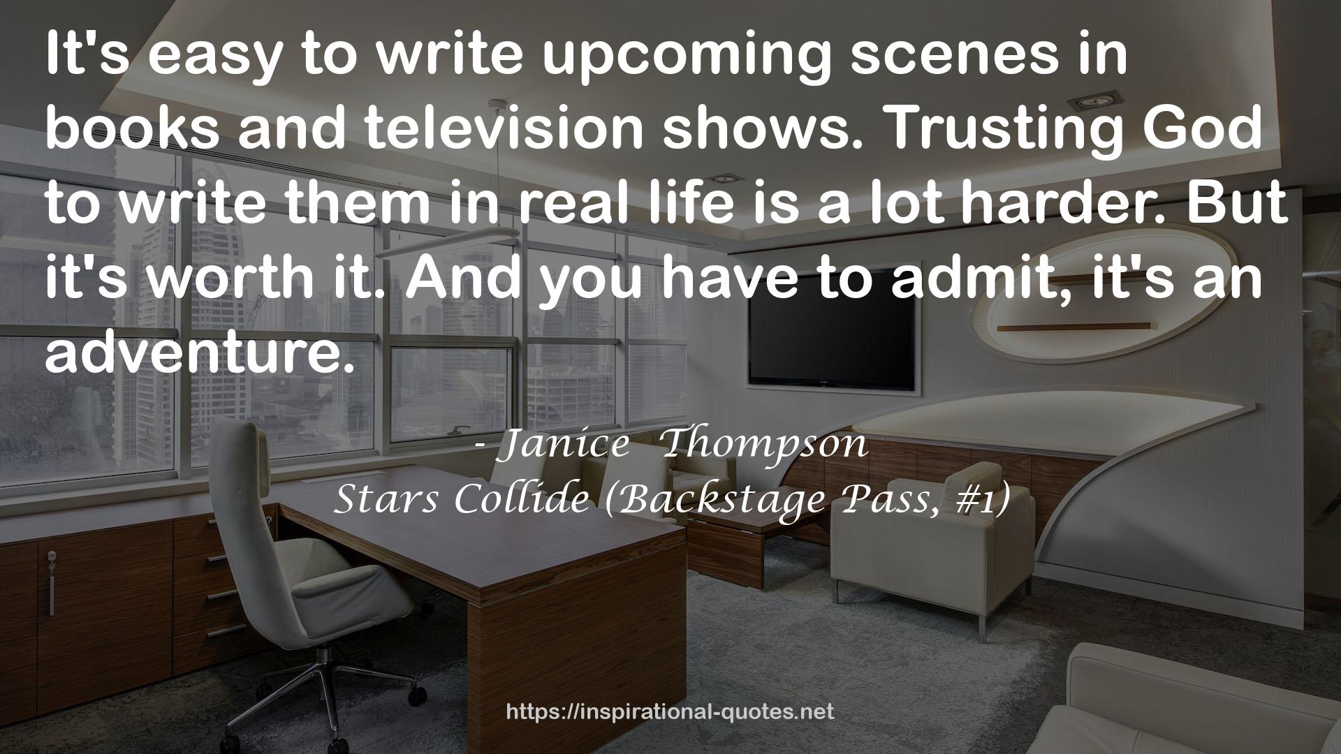 Stars Collide (Backstage Pass, #1) QUOTES