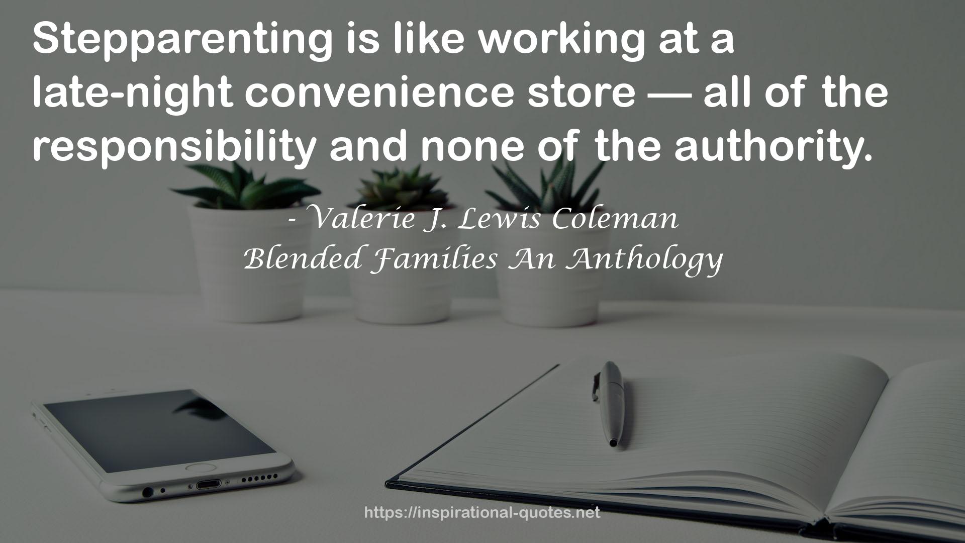 Blended Families An Anthology QUOTES