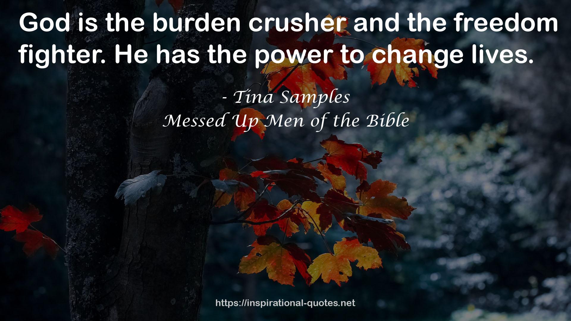 Messed Up Men of the Bible QUOTES