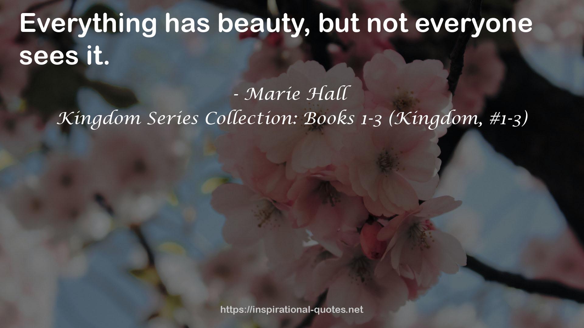 Marie Hall QUOTES
