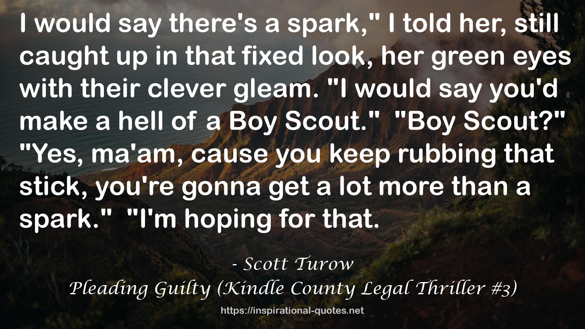 Pleading Guilty (Kindle County Legal Thriller #3) QUOTES