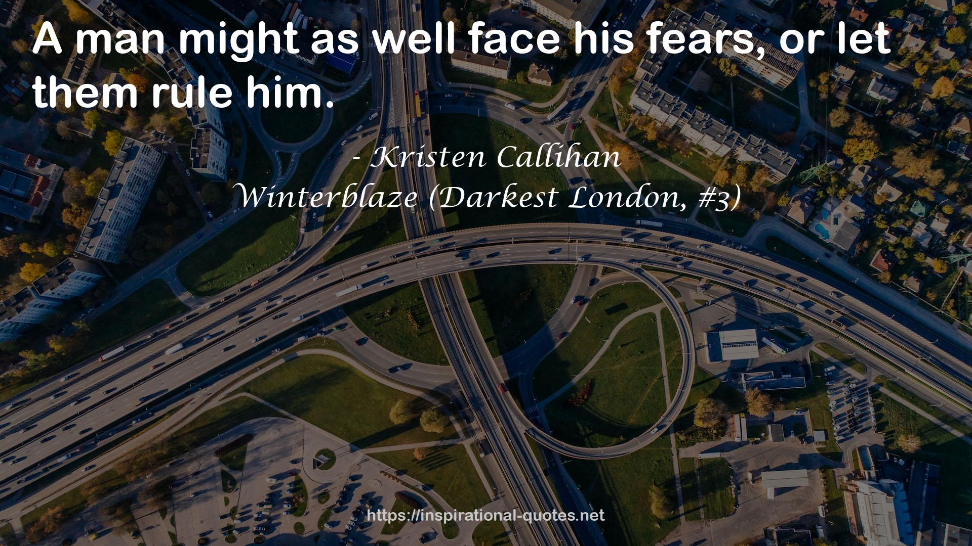 Winterblaze (Darkest London, #3) QUOTES