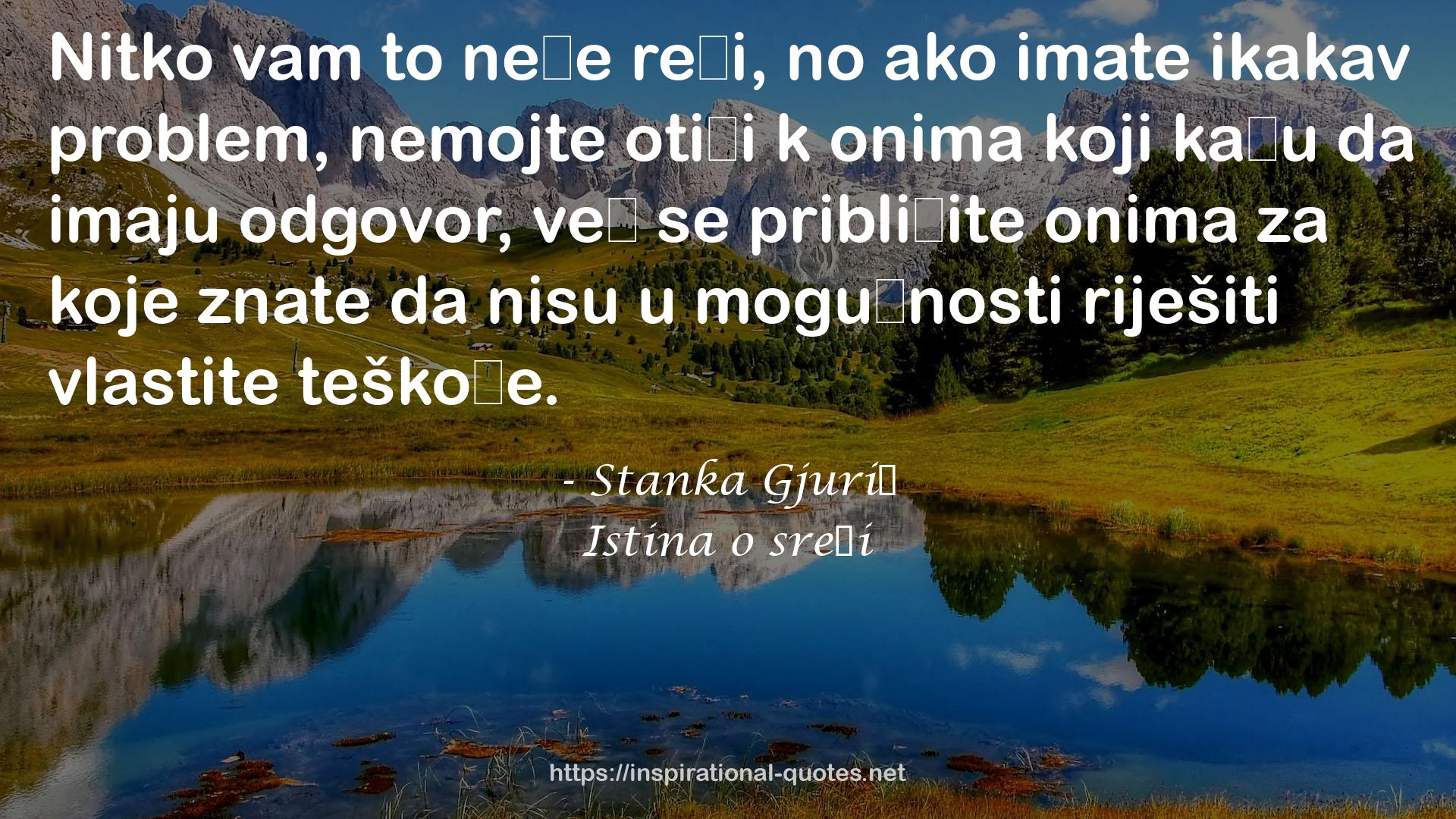 Istina o sreći QUOTES