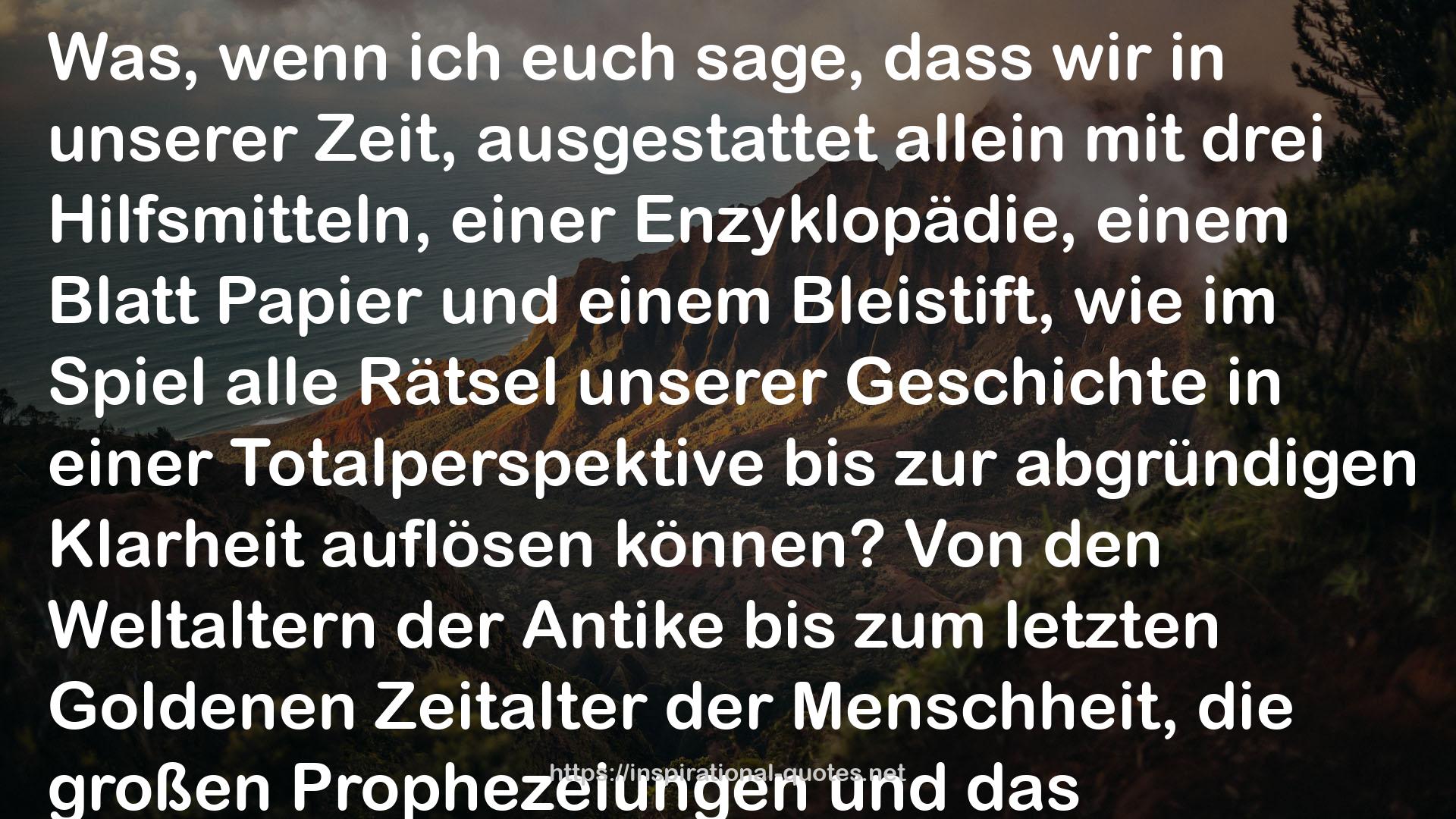 Novus Ordo: Eine Einführung in die Apokalypse oder Geometrie der Endzeit QUOTES