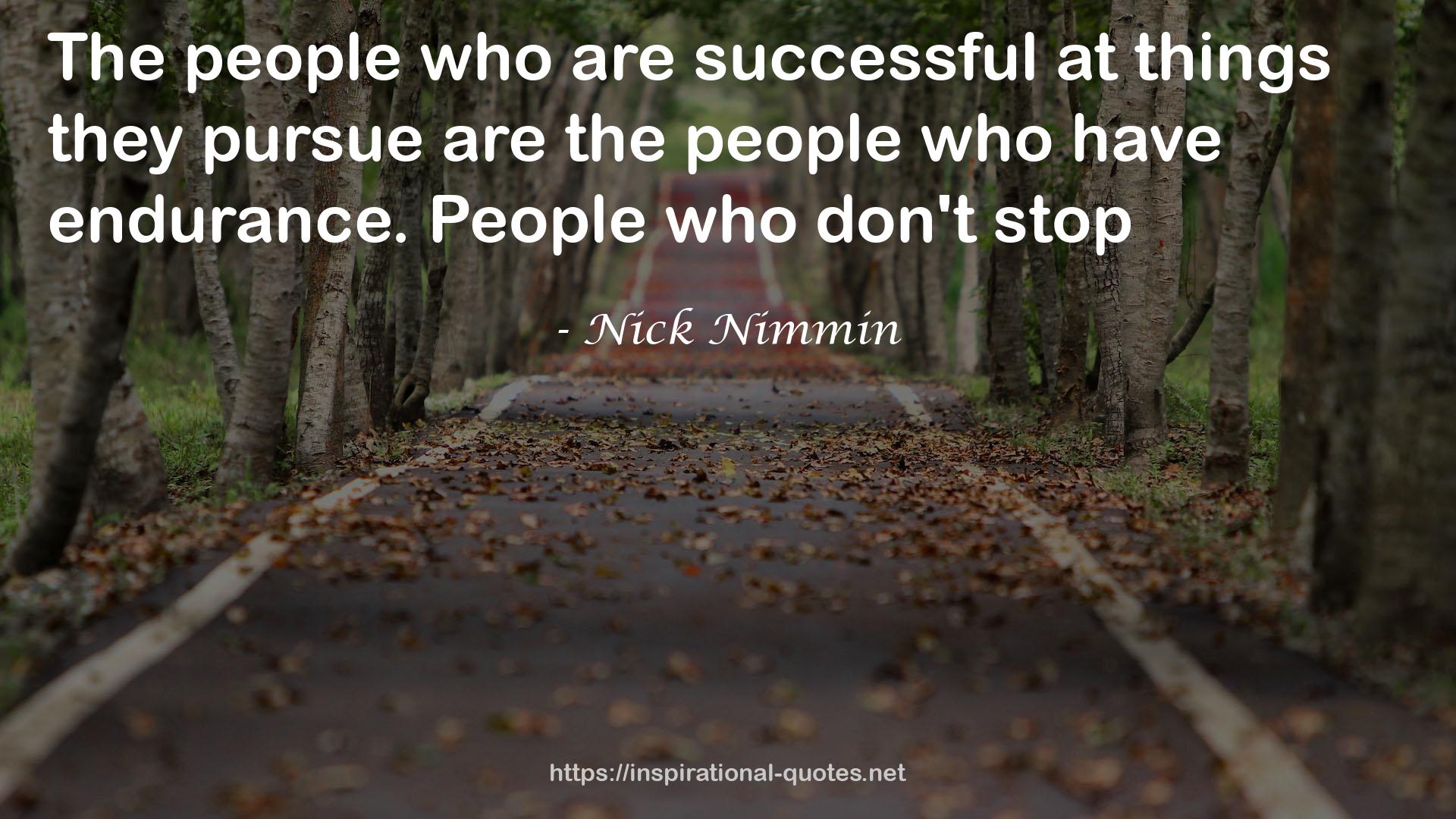 Nick Nimmin QUOTES